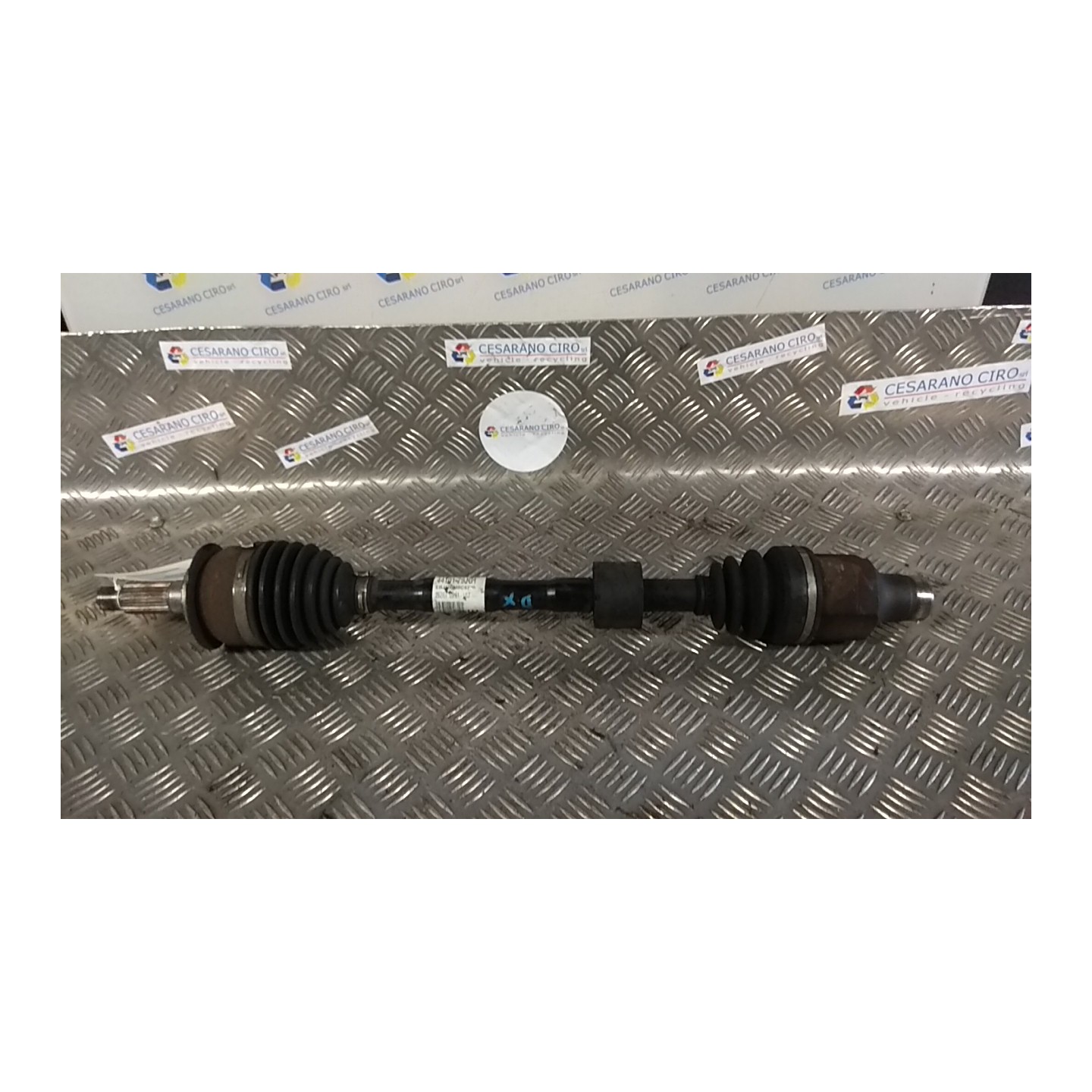SEMIALBERO ANT. COMPL. DX. 007 FIAT SEDICI (3B) (02/06-11/11) D19AA 71744014