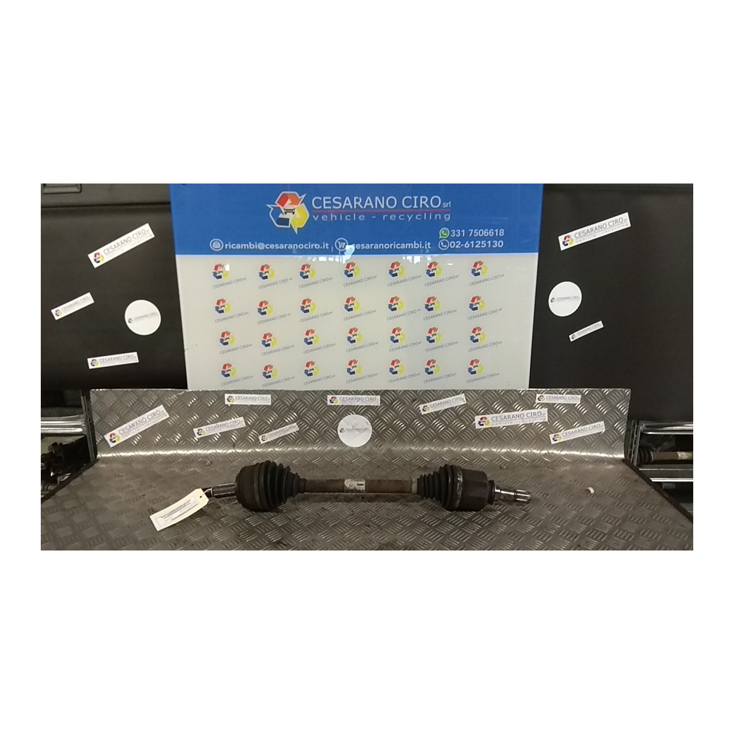 SEMIALBERO ANT. SX 070 NISSAN NV400 FURGONE (X62) (10/11-) M9TB6 NB2837015059039SX