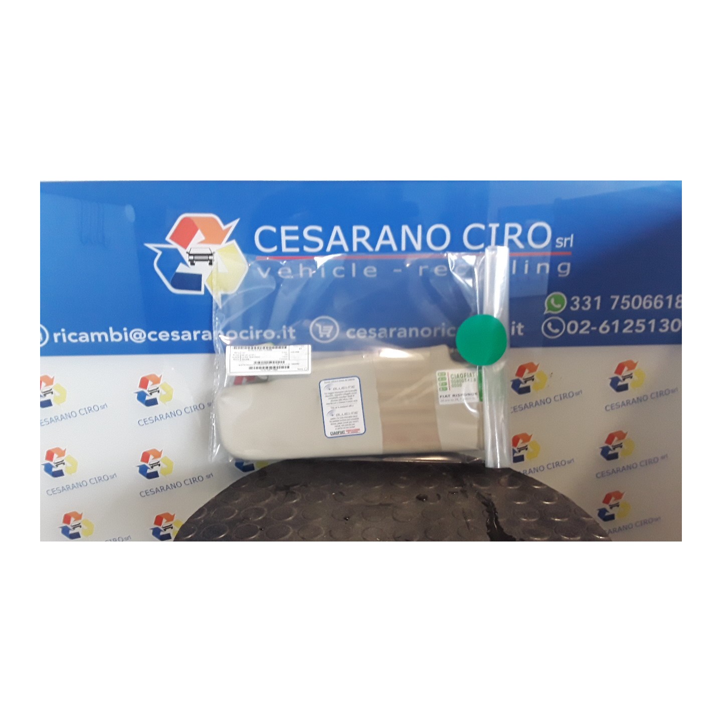 ALETTA PARASOLE PARABREZZA LL1, LL2, LL3, LL4, LL7 SX. 009 FIAT 500 (3P) (07/07-) 169A4000 735643362