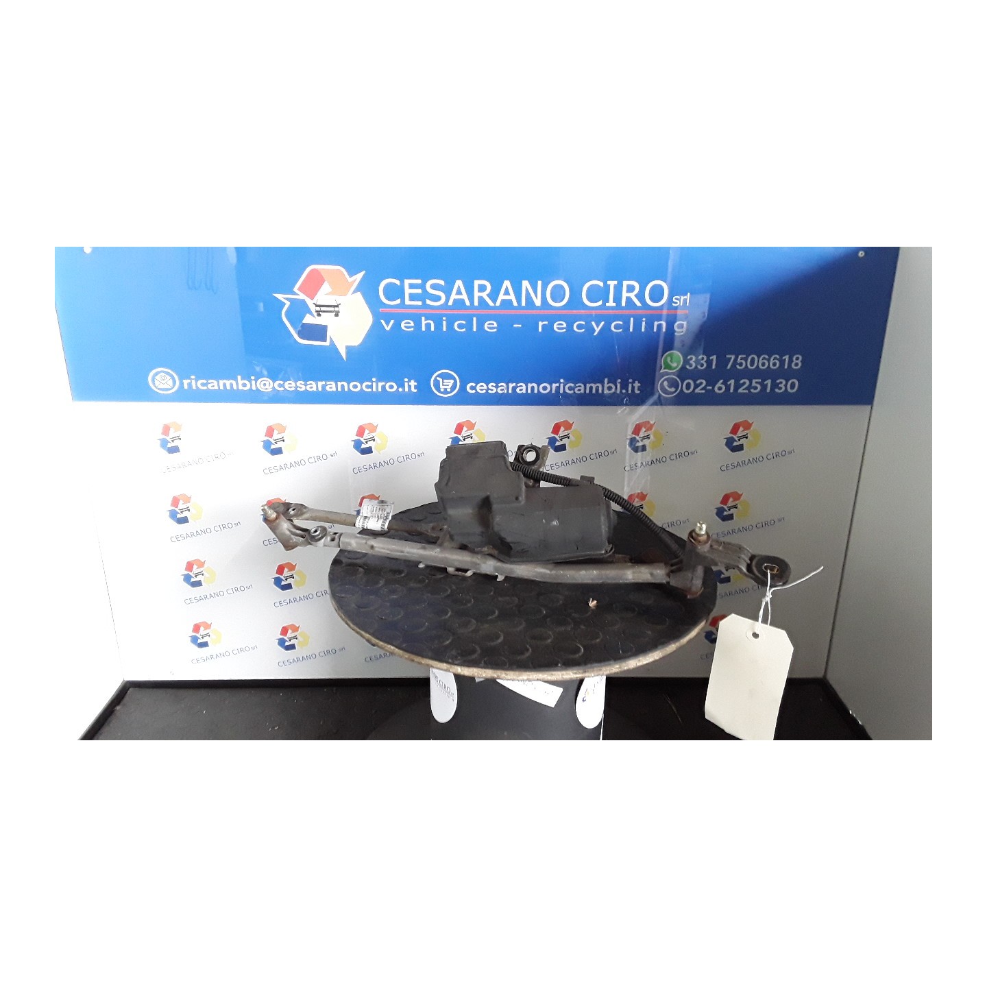 MECCANISMO TERGIPARABREZZA CON MOTORINO 030 LANCIA Y (10/00-03/04) 188A4000 46408351