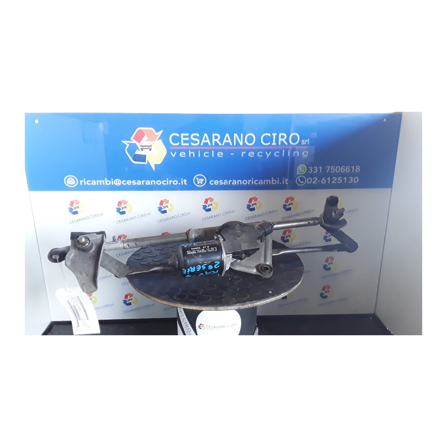 MOTORINO TERGIPARABREZZA 051 TOYOTA RAV 4 2A SERIE (09/00-01/06) 1CDFTV 8511042130