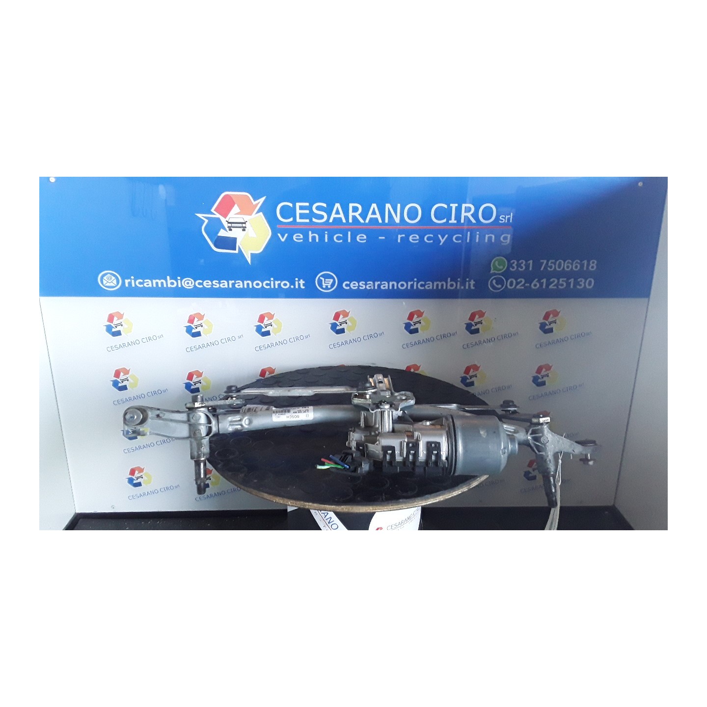 MECCANISMO TERGIPARABREZZA CON MOTORINO 054 CITROEN BERLINGO VAN (B9) (03/12-10/15 9H06 6405LK
