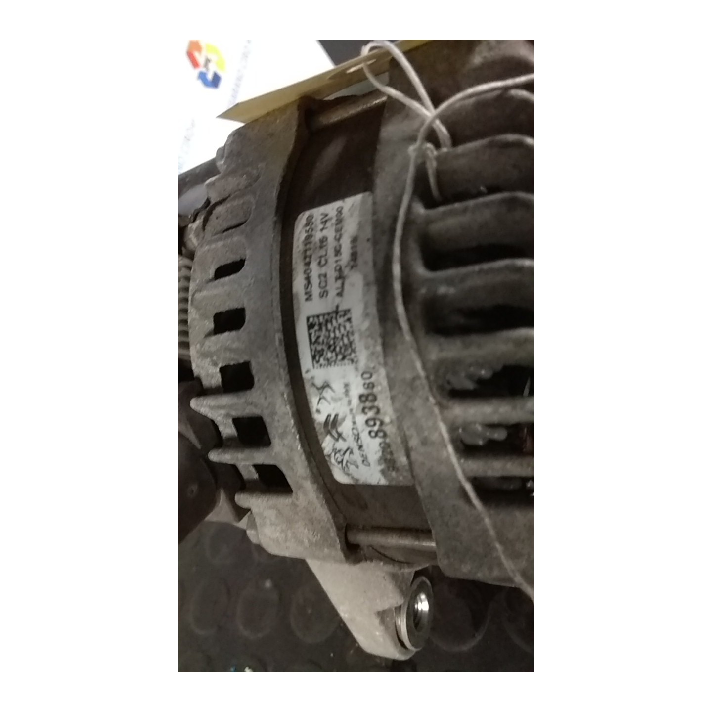 ALTERNATORE CLASSE 15 111 PEUGEOT 308 (09/17-09/21) YH01 9820893880