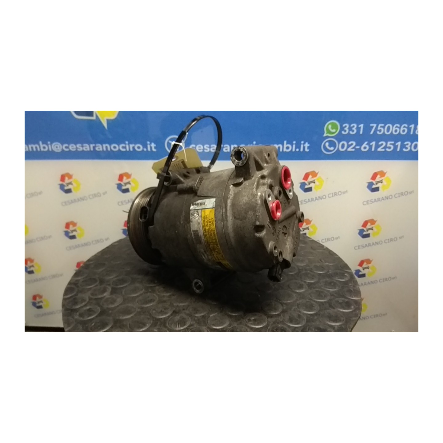 COMPRESSORE A/C 10/04 039 RENAULT ESPACE 3A SERIE (11/02-04/06) G9TJ7 8200677870