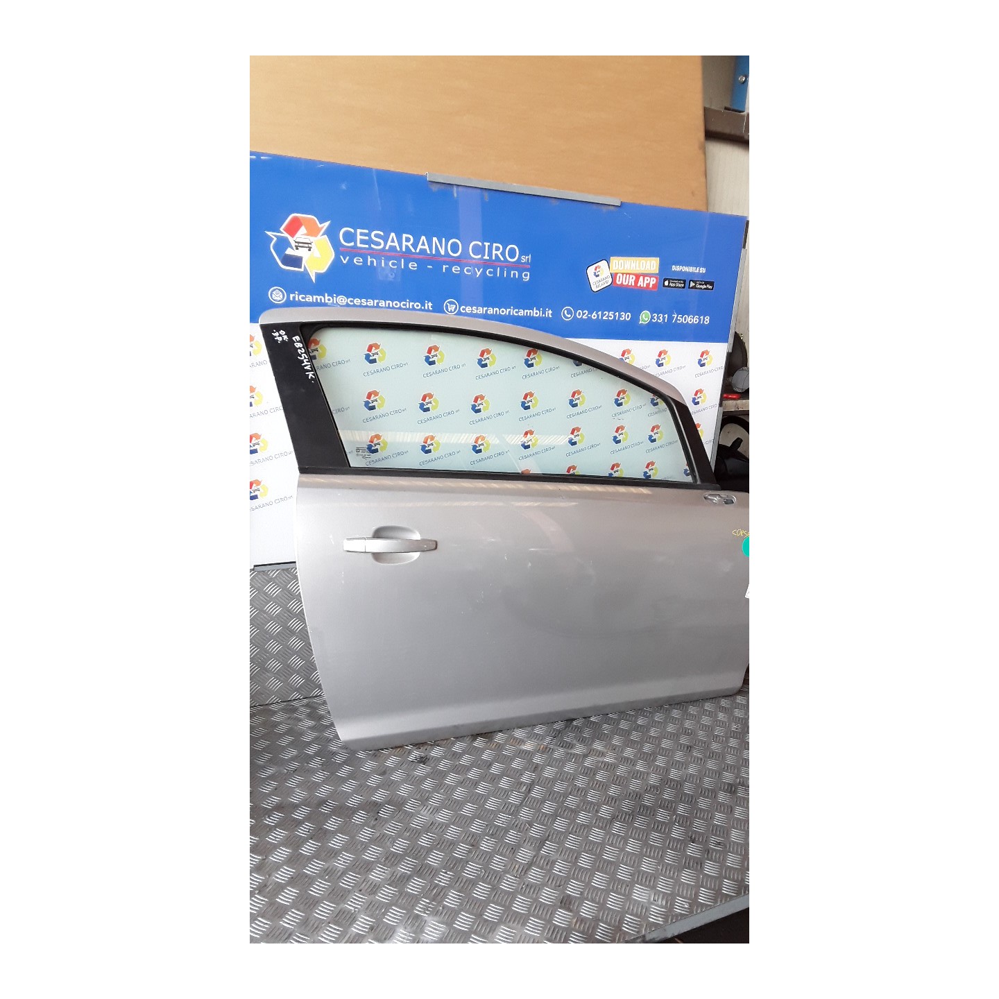 PORTA ANT. DX. 107 OPEL CORSA (S07) (07/06-02/11) Z12XEP 93191127