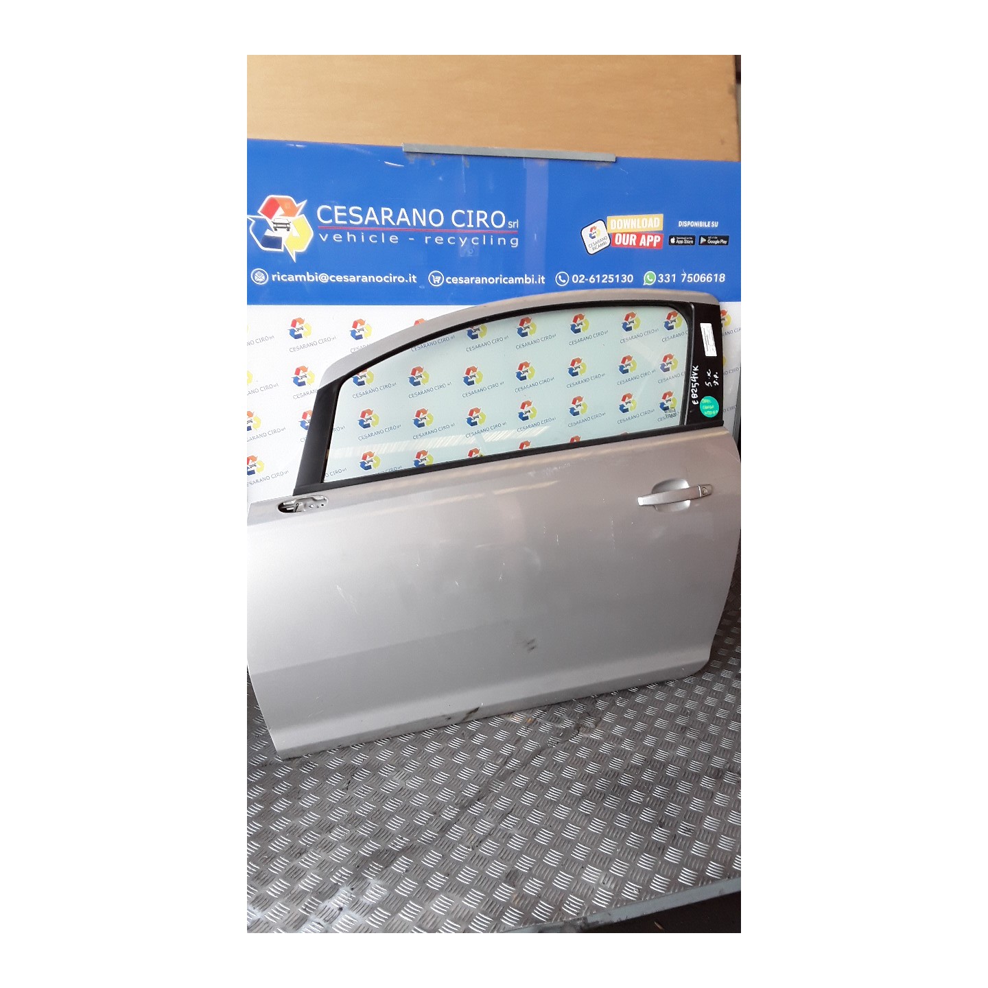 PORTA ANT. SX. 108 OPEL CORSA (S07) (07/06-02/11) Z12XEP 93191126