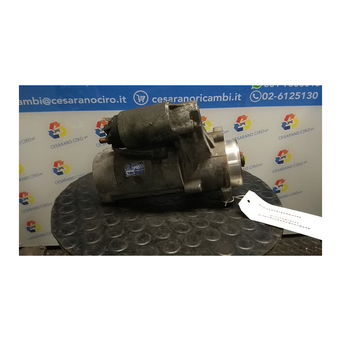 MOTORINO AVVIAMENTO 127 KIA SORENTO 1A SERIE (07/02-12/06 D4CB 361004A010
