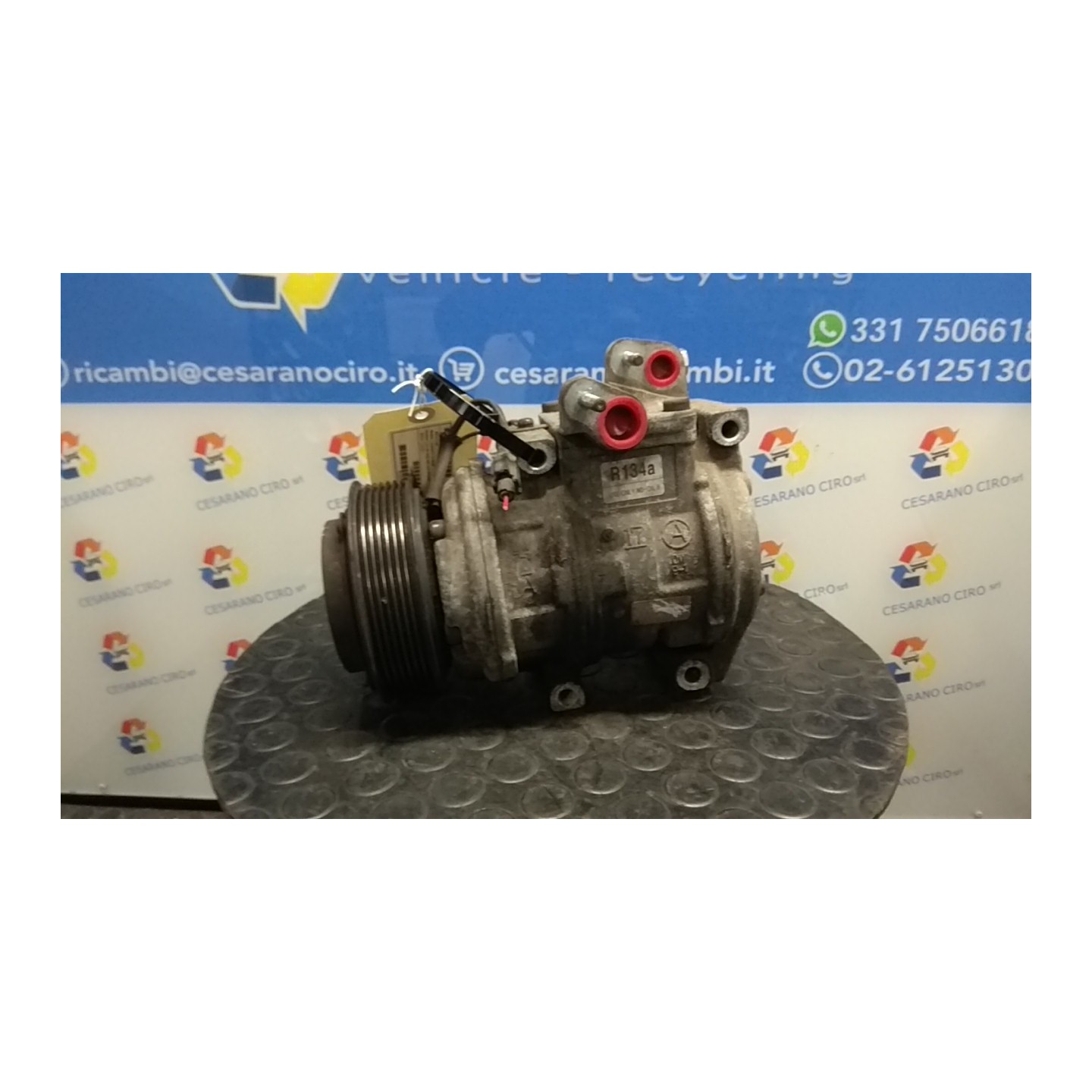 COMPRESSORE A/C 129 KIA SORENTO 1A SERIE (07/02-12/06 D4CB 977013E000