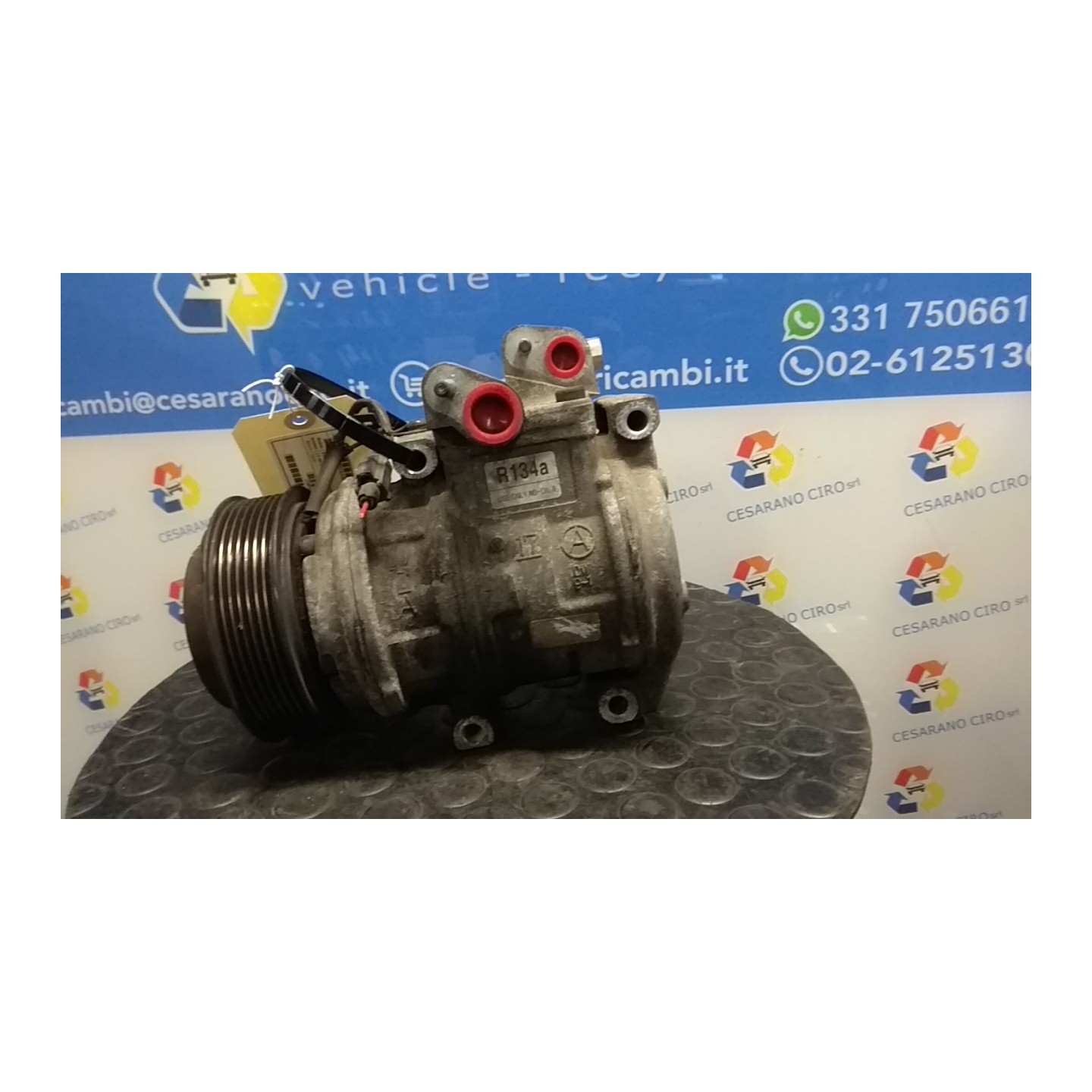 COMPRESSORE A/C 129 KIA SORENTO 1A SERIE (07/02-12/06 D4CB 977013E000