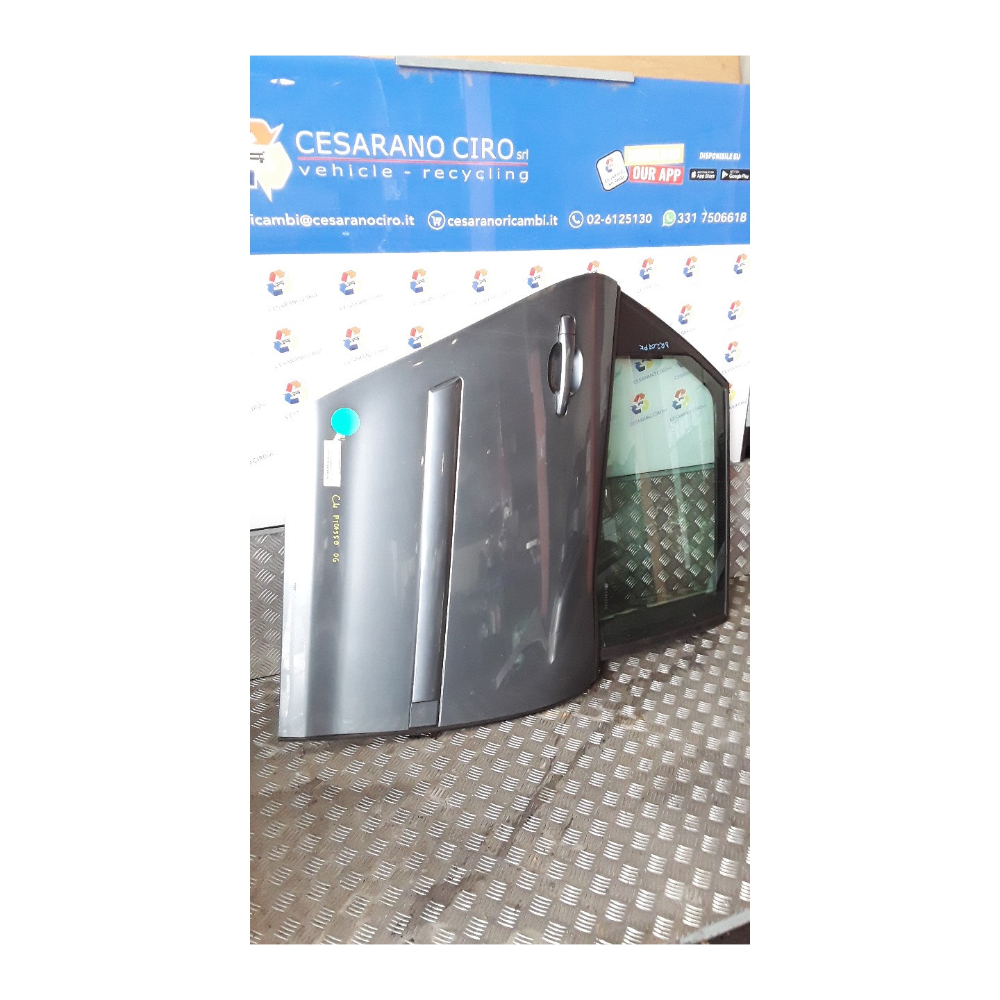 PORTA POST. DX. 135 CITROEN C4 PICASSO (09/06-08/13) 9HZ 9008P7