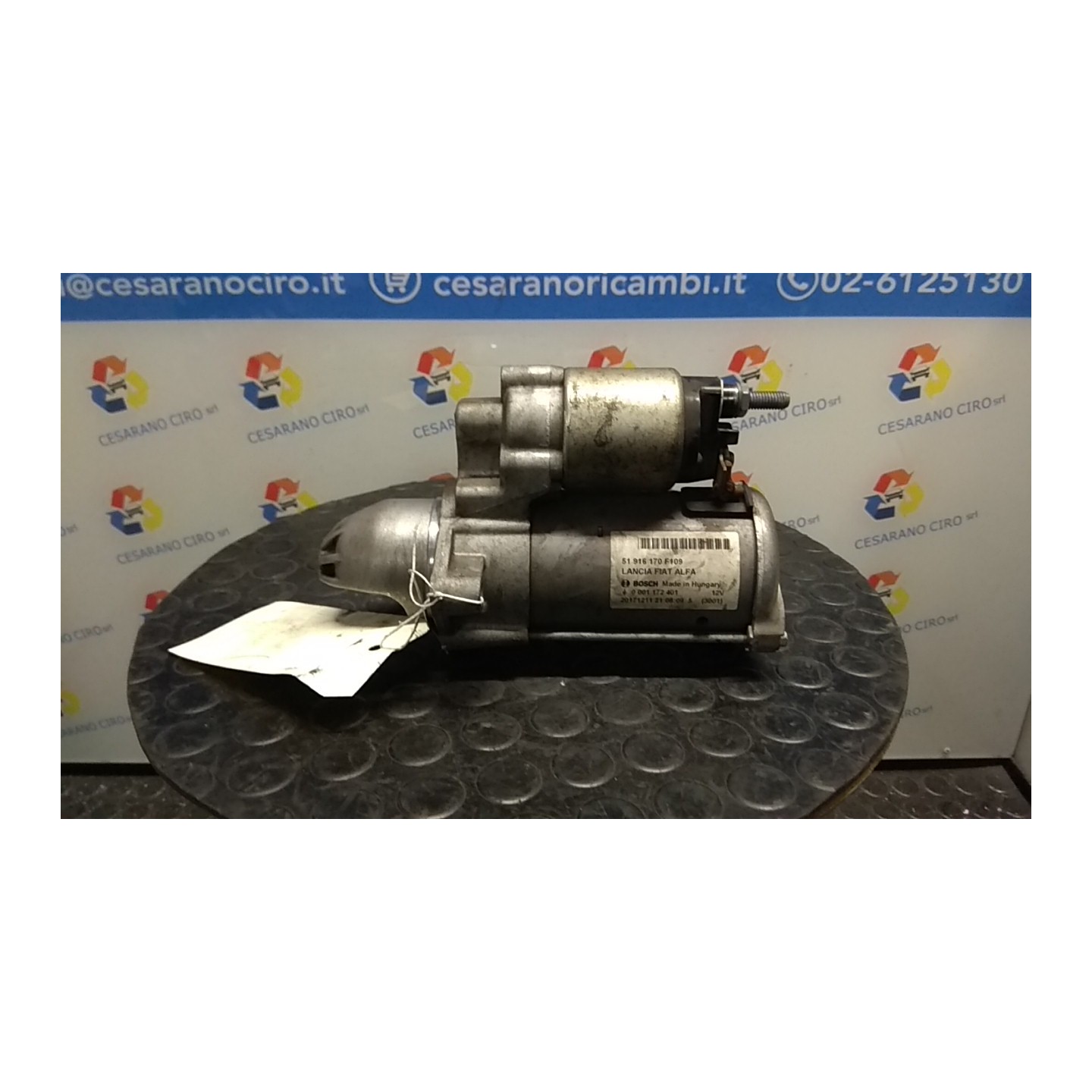 MOTORINO AVVIAMENTO 143 FIAT PANDA (4Q) (05/16-) 312B1000 51916170
