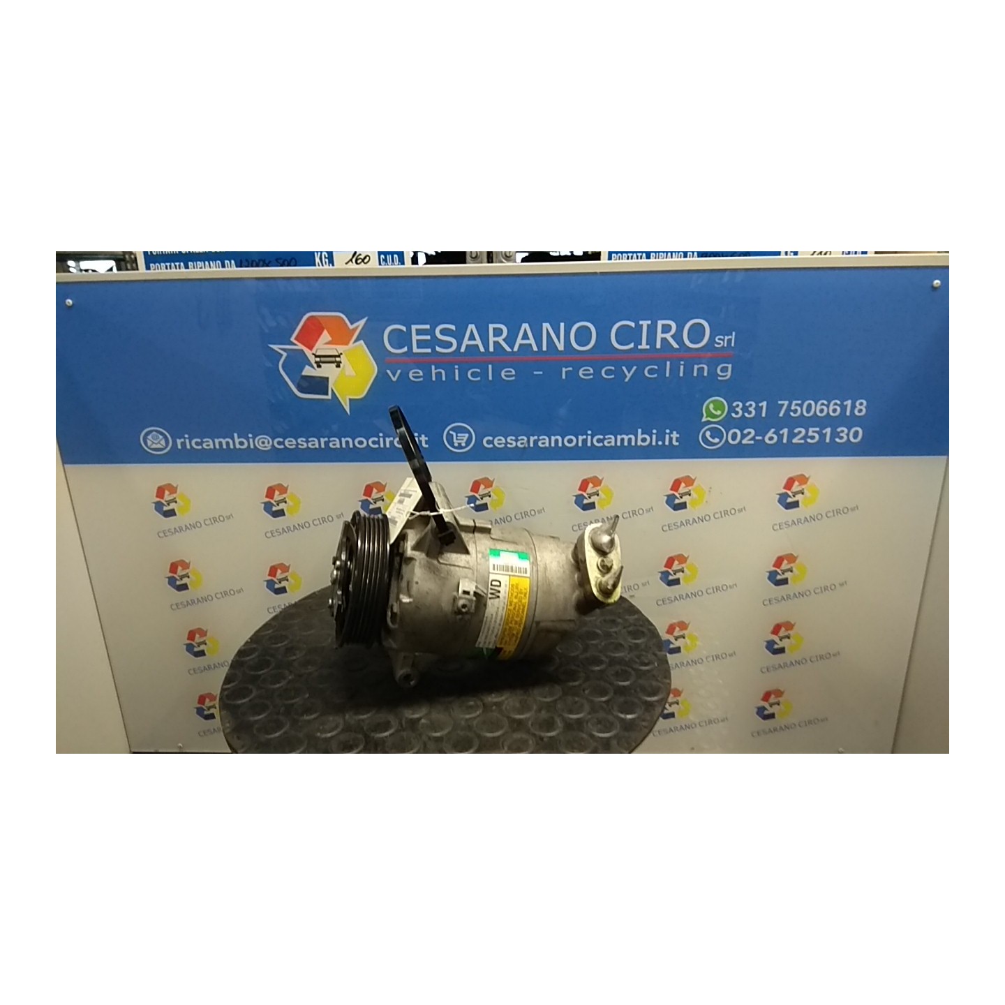 COMPRESSORE A/C 067 OPEL ASTRA (A04) (01/04-03/11) Z16XEP 93168627