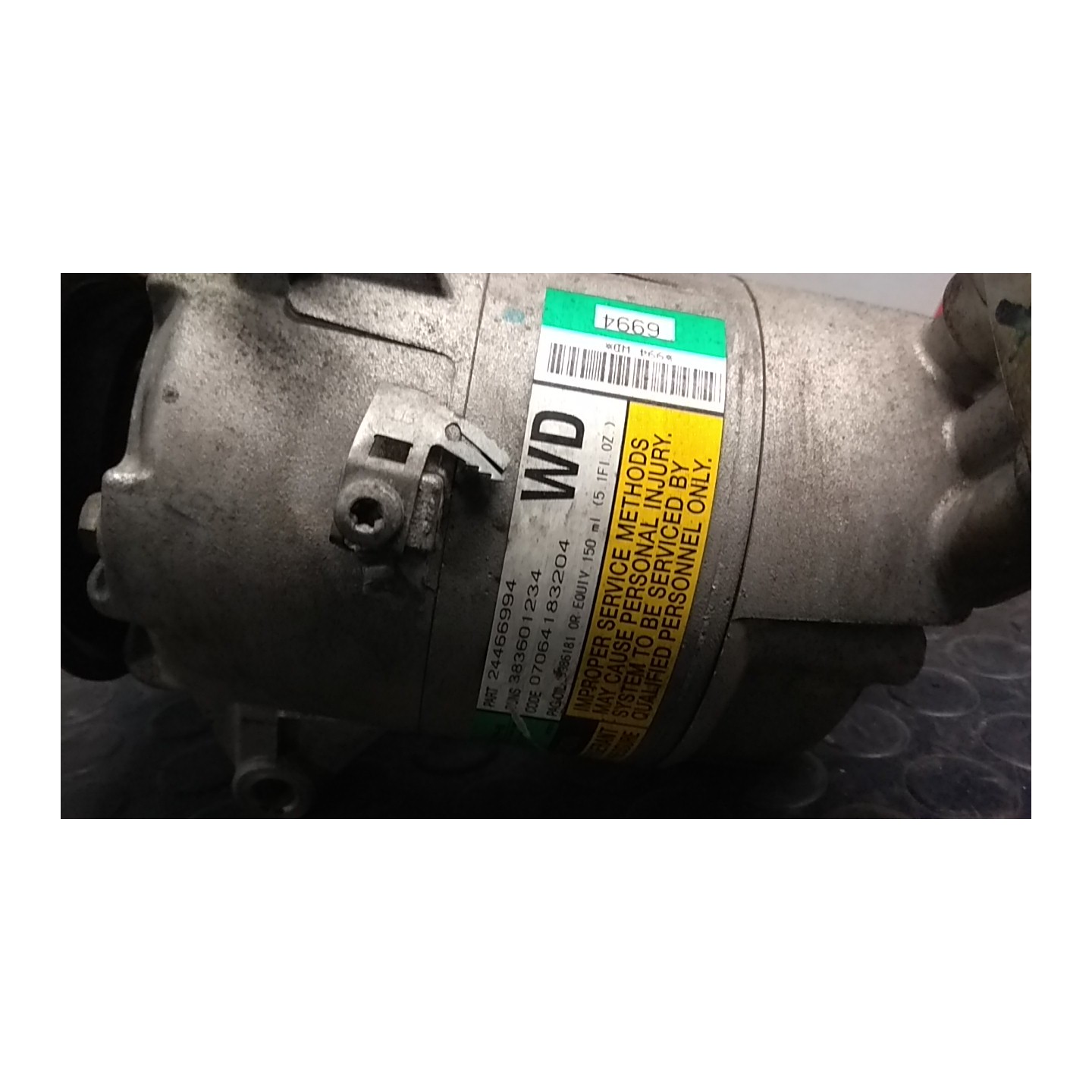 COMPRESSORE A/C 067 OPEL ASTRA (A04) (01/04-03/11) Z16XEP 93168627