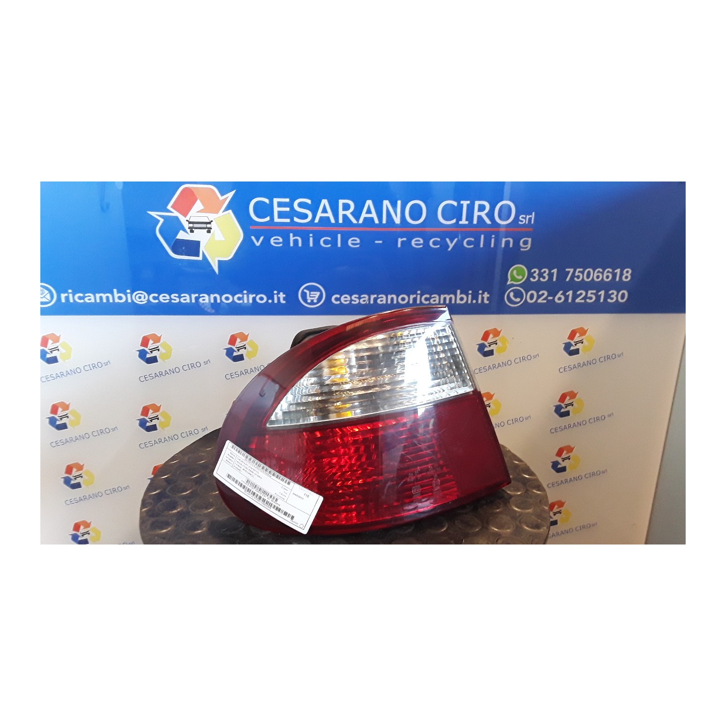 FANALE POST. PARTE EST. SX. 022 CHEVROLET (DAEWOO) LANOS (T100) (06/97-01/04) A13SMS 96304618