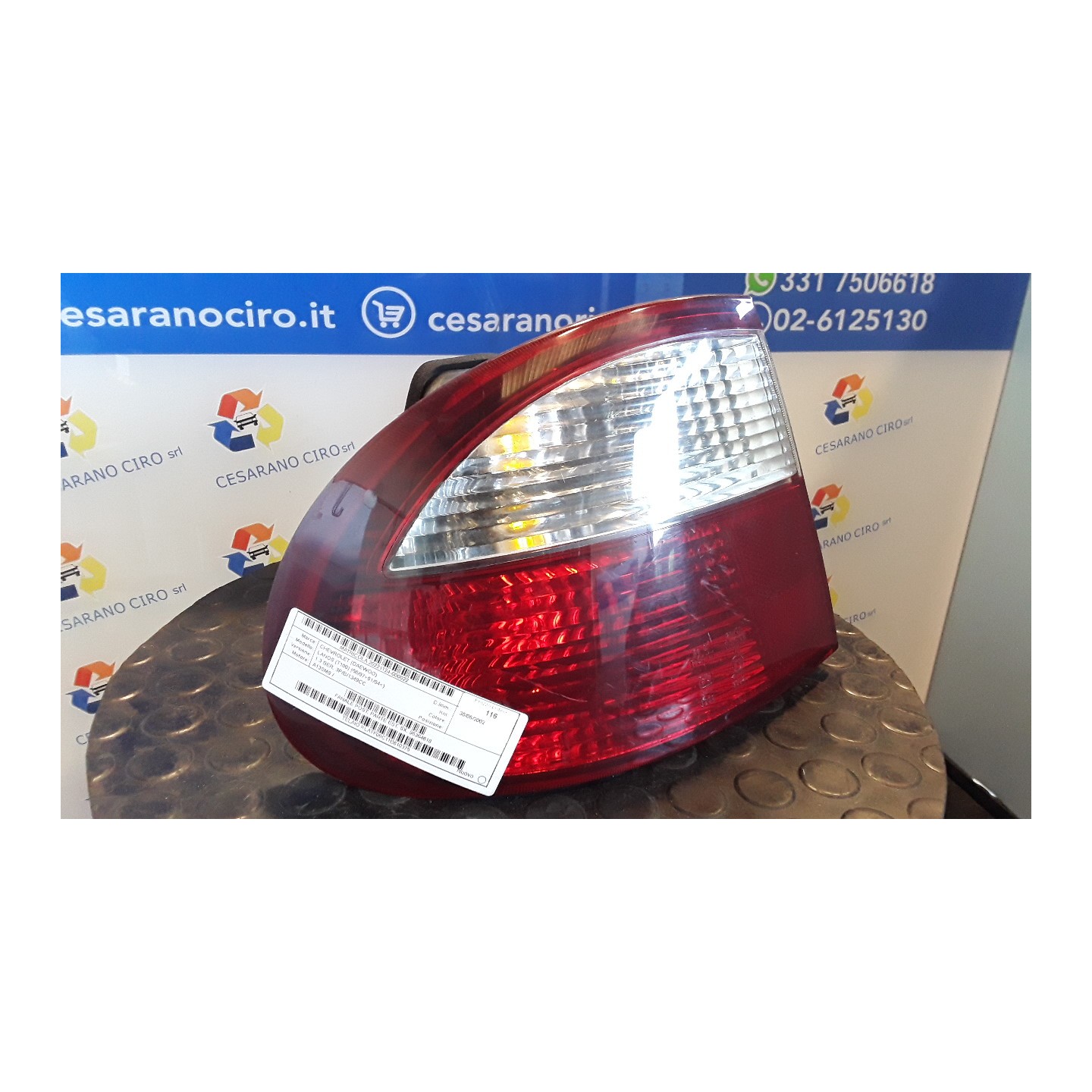FANALE POST. PARTE EST. SX. 022 CHEVROLET (DAEWOO) LANOS (T100) (06/97-01/04) A13SMS 96304618