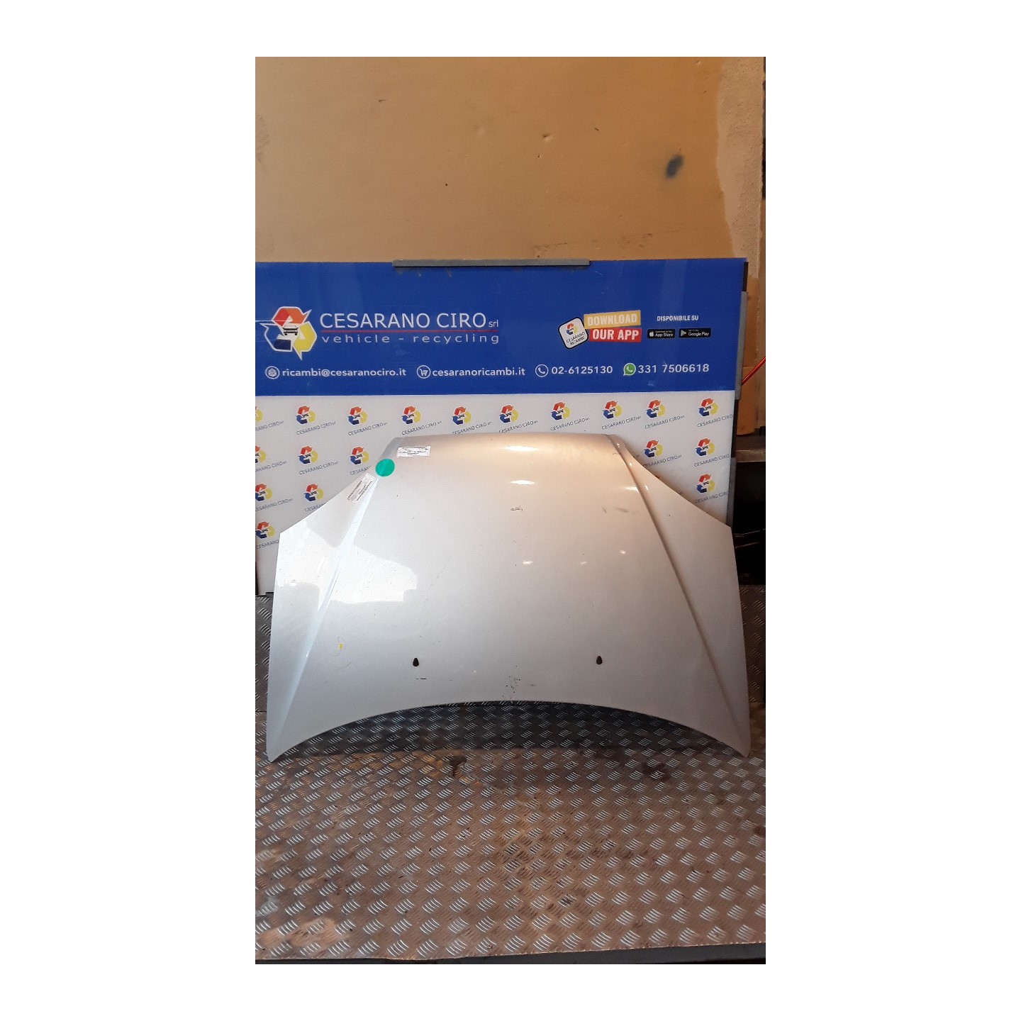 COFANO ANT. 075 CHEVROLET (DAEWOO) TACUMA (U100) (01/05-07/10) A16DMS 96492743