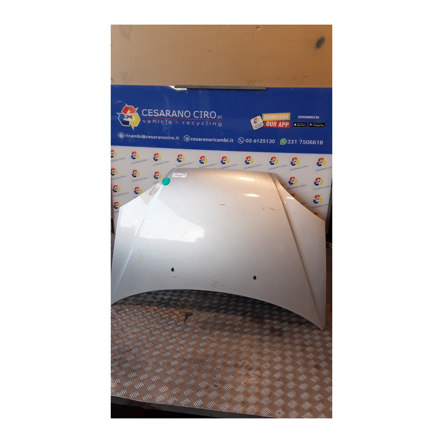 COFANO ANT. 075 CHEVROLET (DAEWOO) TACUMA (U100) (01/05-07/10) A16DMS 96492743