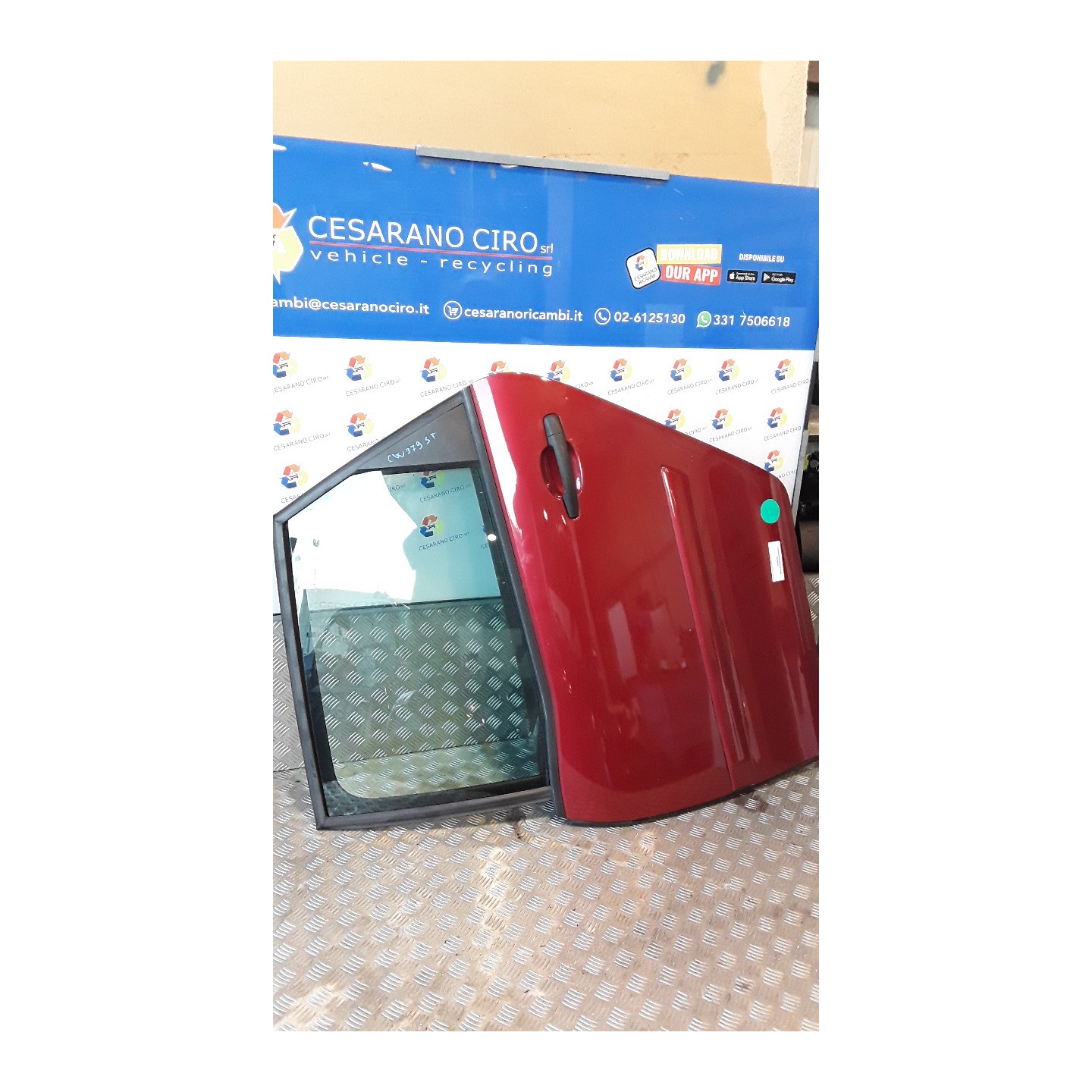 PORTA POST. SX. 085 CITROEN C4 PICASSO (09/06-08/13) RHJ 9006K4