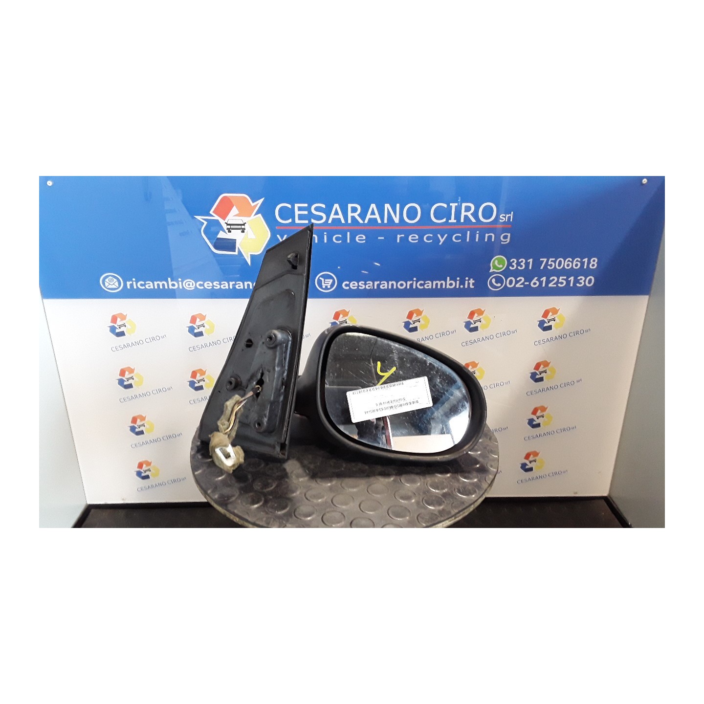 RETROVISORE EST. REGOLAZ. ELETTR. TERMICO,06/05- DX. 014 LANCIA YPSILON (TE) (06/03-09/06) 188A9000 735411226