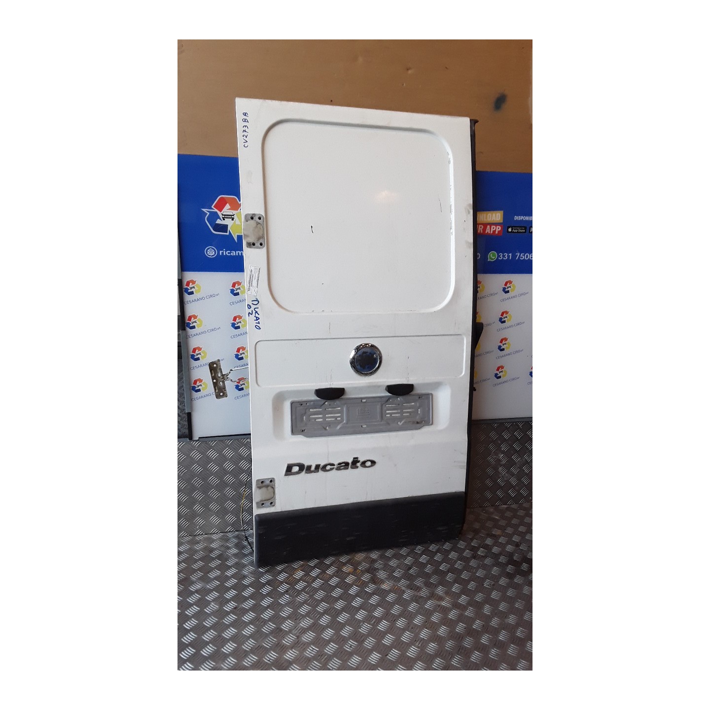 PORTA CARICO POST. A BATTENTE 2BATT.270-1900 SX. 071 FIAT DUCATO (2E) (02/02-06/06) F1AE0481C 1331485080