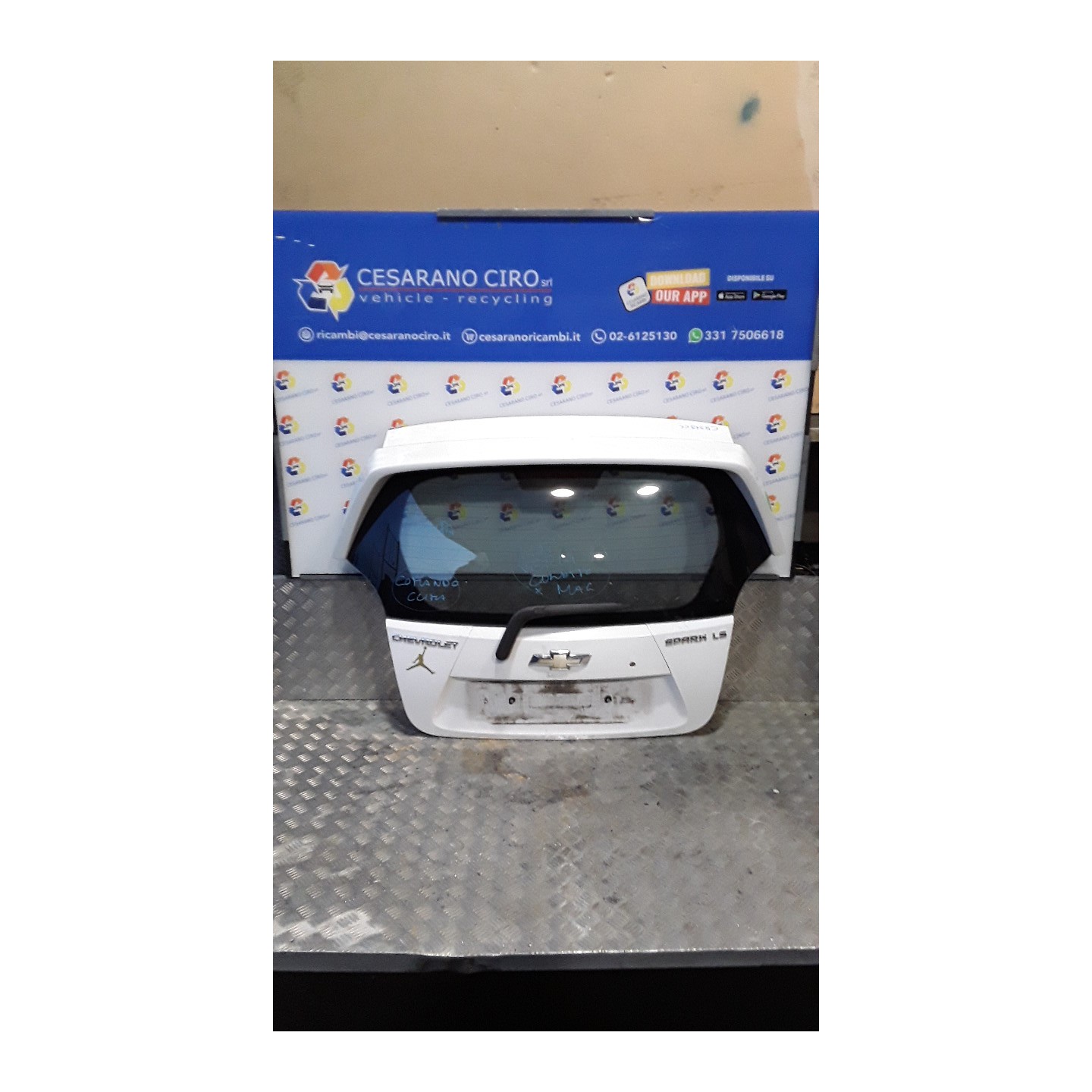 PORTELLO POST. 116 CHEVROLET (DAEWOO) SPARK (M300) (01/10-12/15) B10D1 96688548