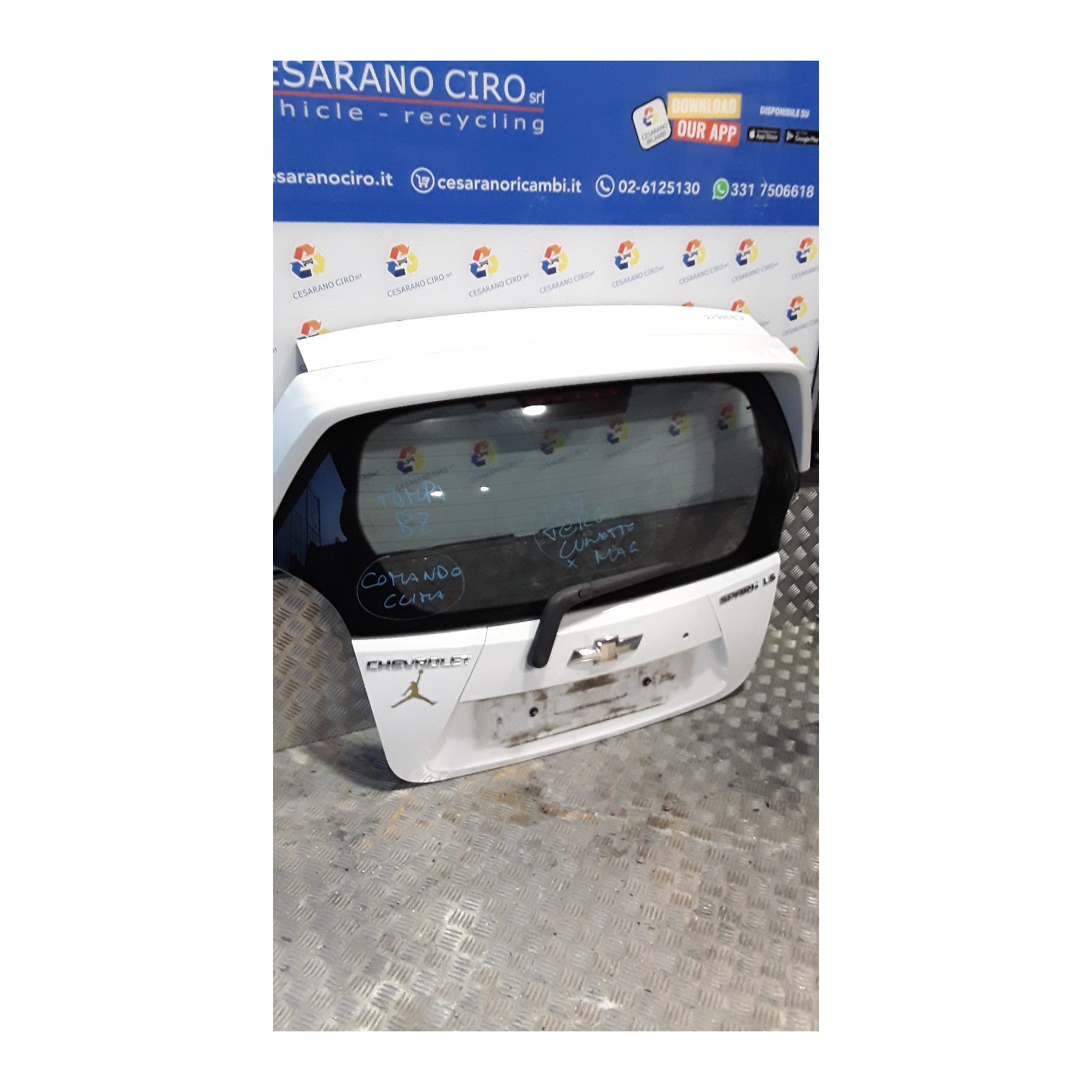 PORTELLO POST. 116 CHEVROLET (DAEWOO) SPARK (M300) (01/10-12/15) B10D1 96688548