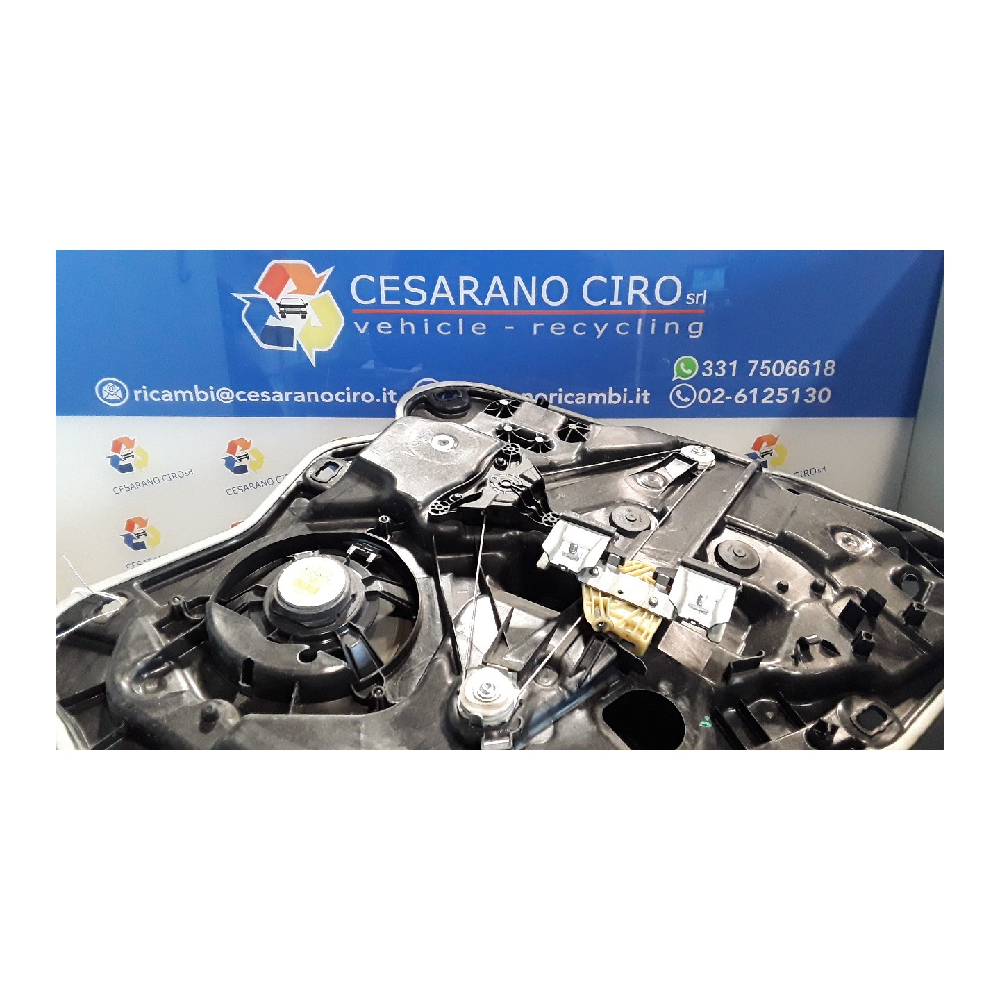 ALZACRISTALLO ELETTR. PORTA POST. SX. 078 FIAT 500X (5F) (11/14-) 55260384 52070470