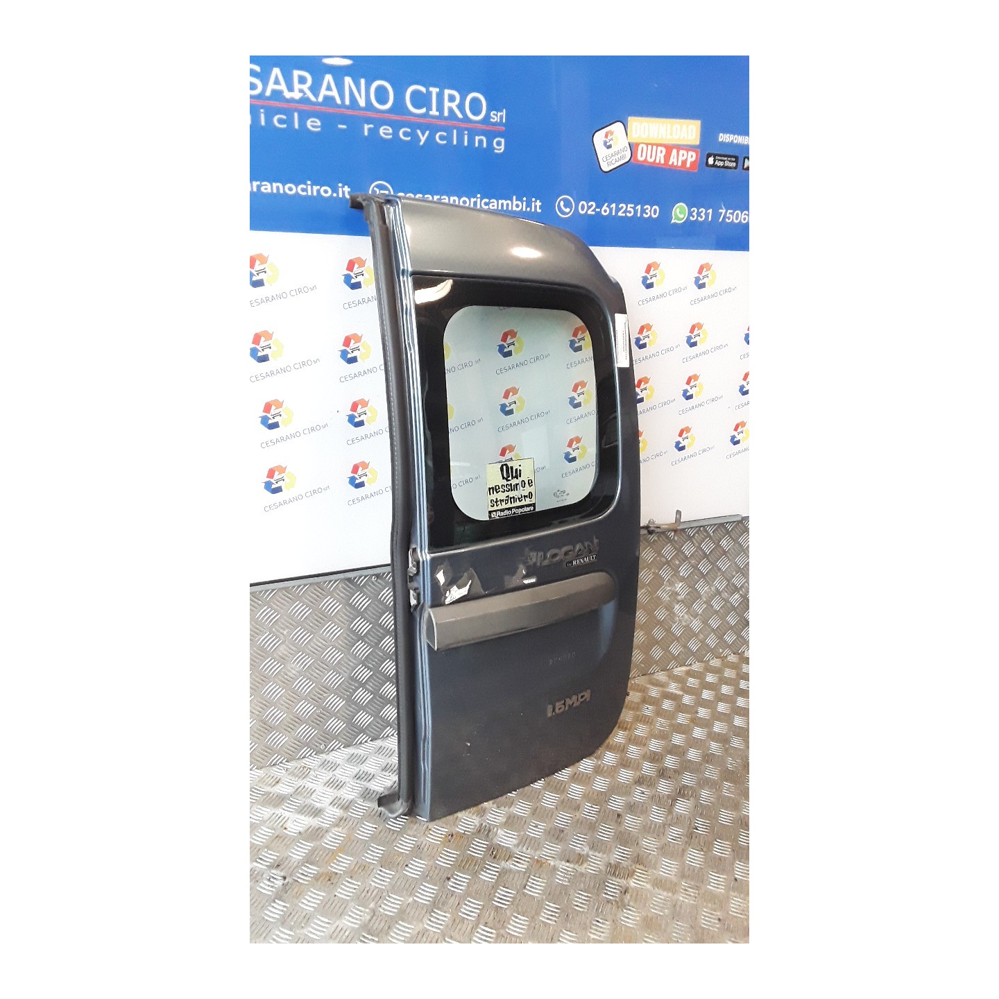 PORTA CARICO POST. A BATTENTE DX. 016 DACIA LOGAN (11/05-10/08) K9K87 901007270R