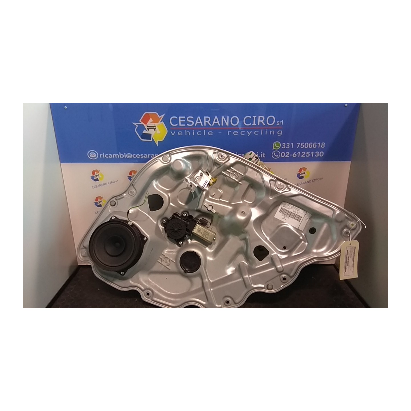 ALZACRISTALLO ELETTR. PORTA POST. DX. 181 LANCIA MUSA (TJ) (10/07-02/11) 843A1000 71734848