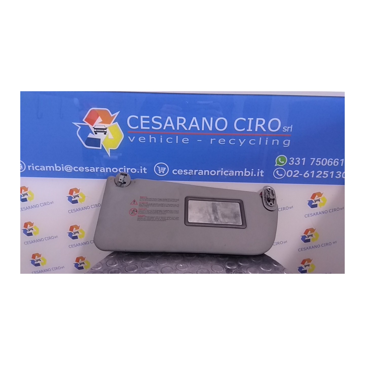 ALETTA PARASOLE PARABREZZA DX. 198 RENAULT SCENIC (03/99-05/03) K4MA7 8200272113