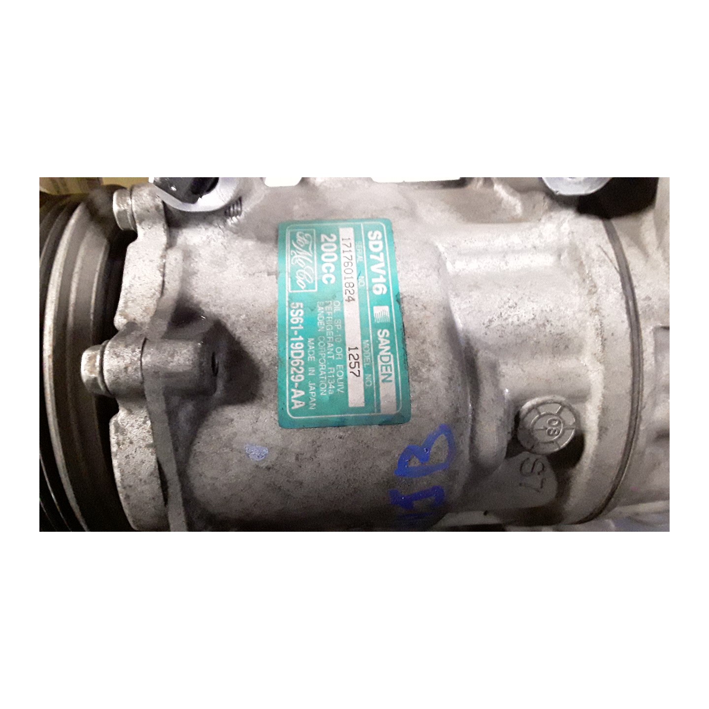 COMPRESSORE A/C 085 FORD FIESTA (CBK) (12/05-12/08) HHJB 1334194