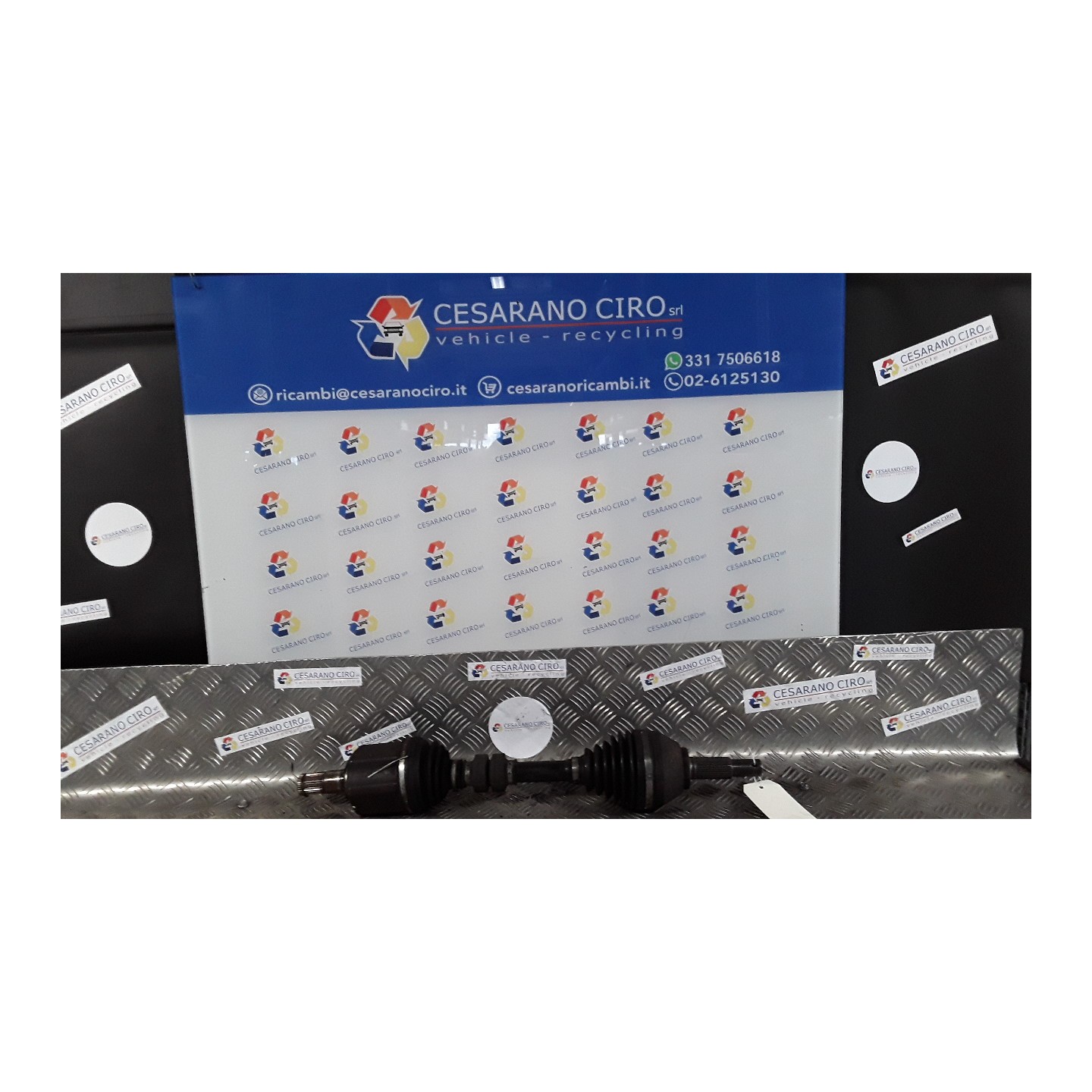 SEMIALBERO POST. COMPL. SX. 125 NISSAN QASHQAI (J10E/JJ10E) (02/07-12 M9R 39600JD60B