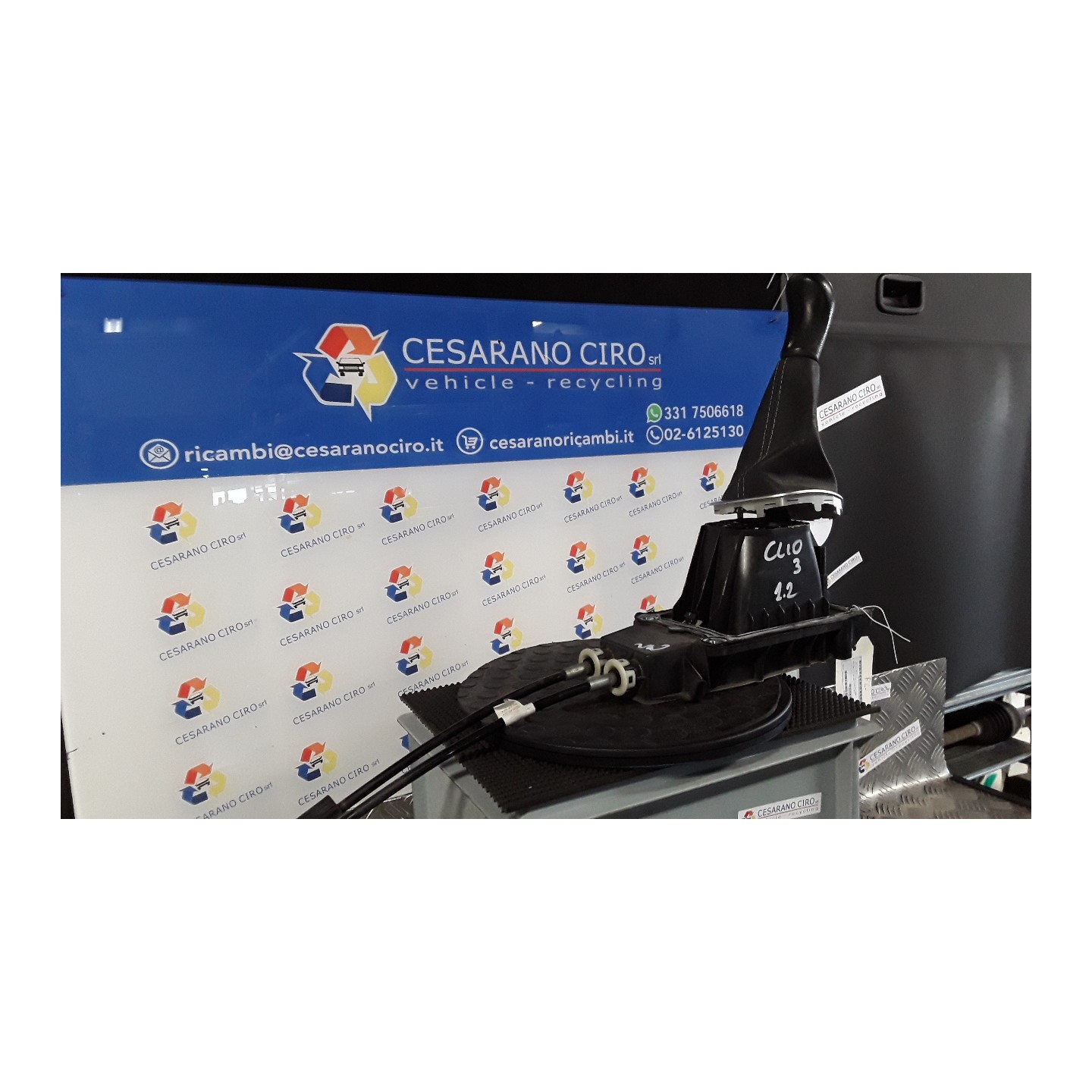 LEVA CAMBIO COMPL. 170 RENAULT CLIO 3A SERIE (07/05-05/09) D4FD7 8200755868