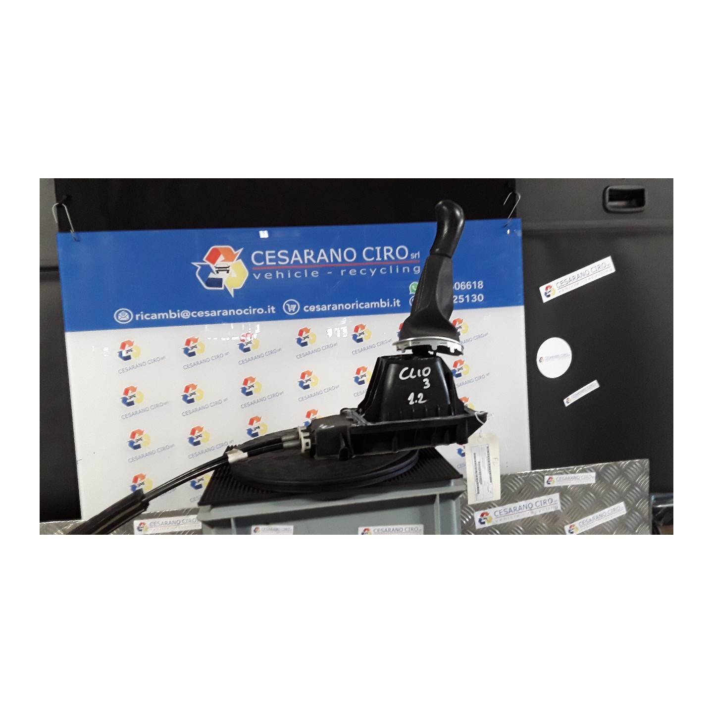 LEVA CAMBIO COMPL. 170 RENAULT CLIO 3A SERIE (07/05-05/09) D4FD7 8200755868