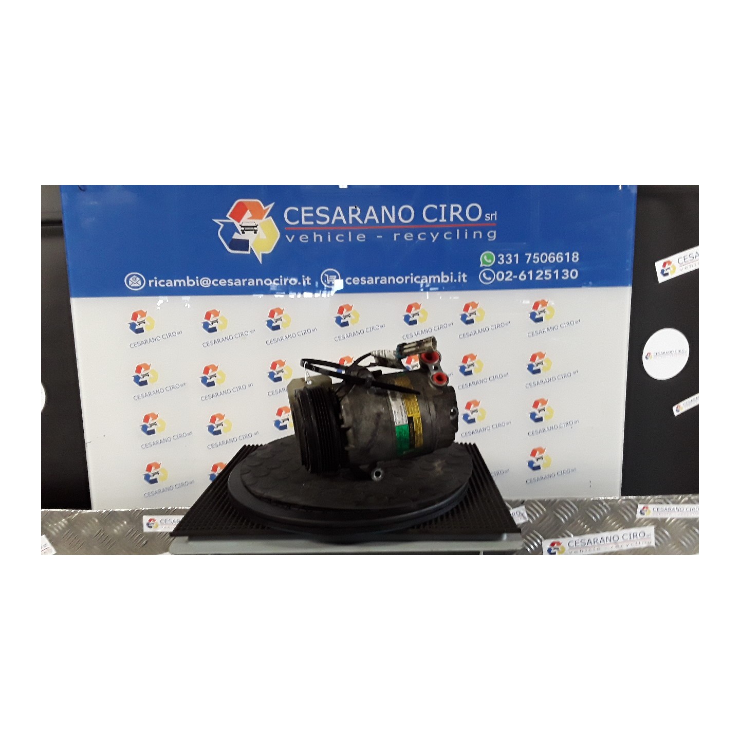 COMPRESSORE A/C 224 OPEL CORSA (X01) (10/00-06/06) Z10XEP 24427685