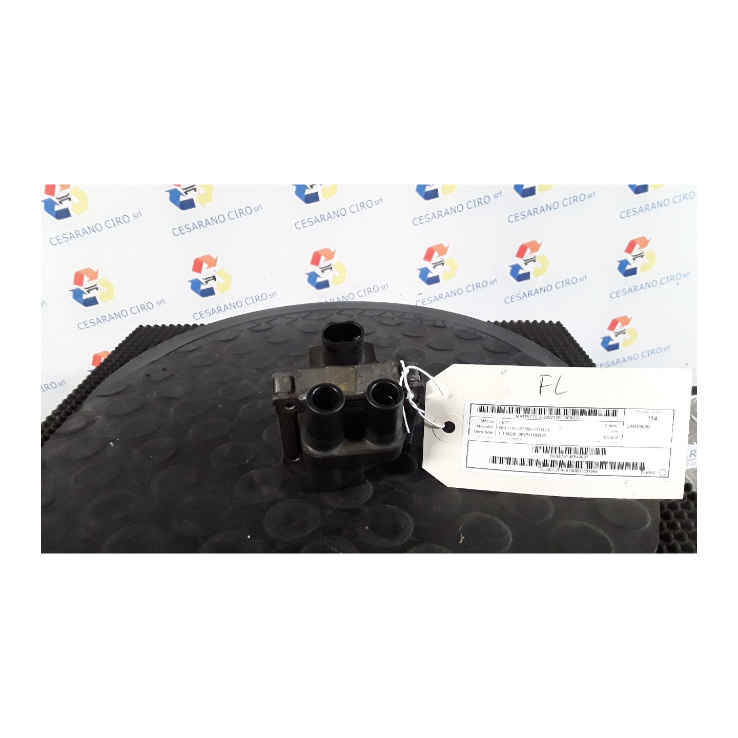 BOBINA 037 FIAT 600 (1E) (07/05-12/11) 187A1000 46548037