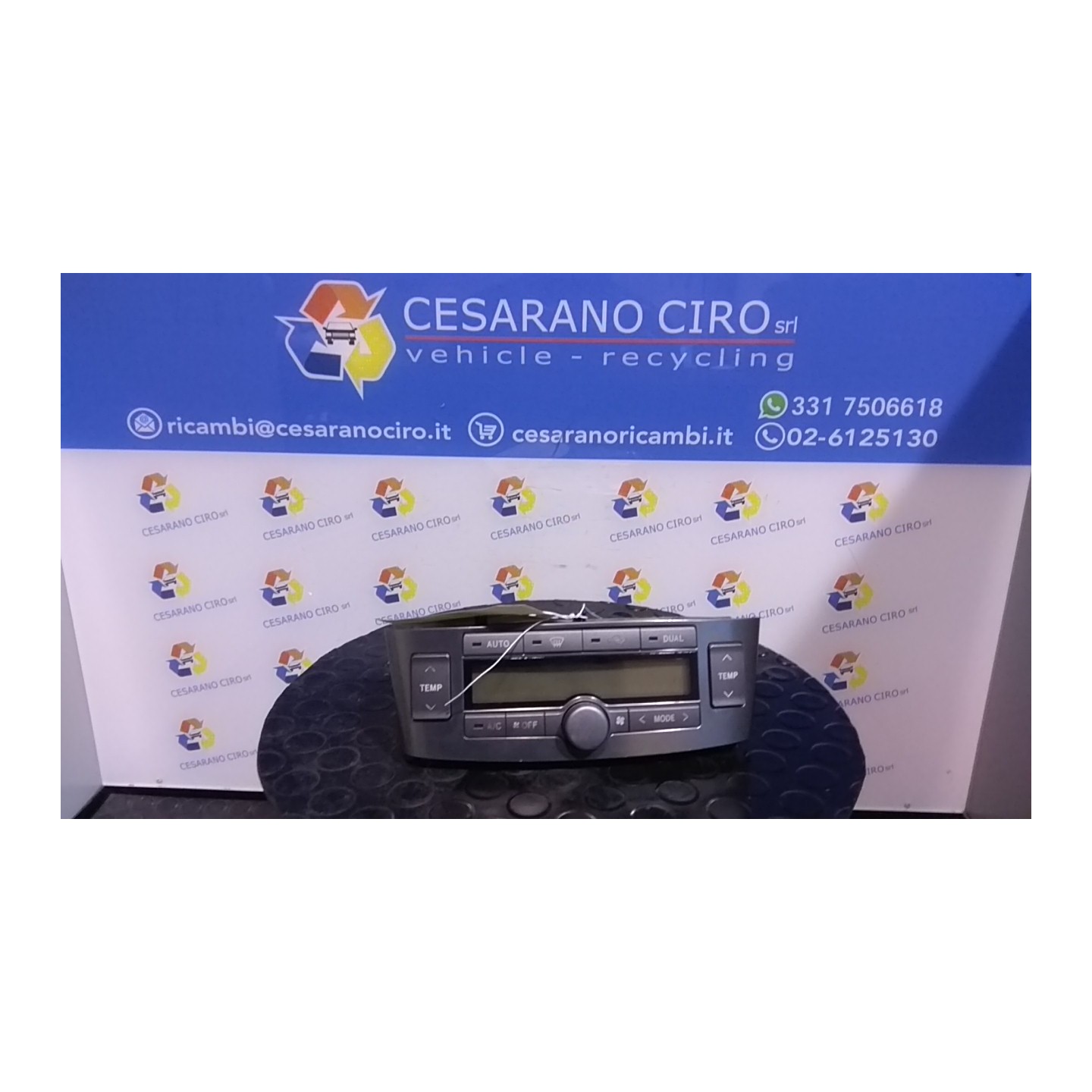 BLOCCO COMANDO CLIMATIZZAZIONE 177 TOYOTA AVENSIS (04/03-04/09) 1ADFTV 5590405031