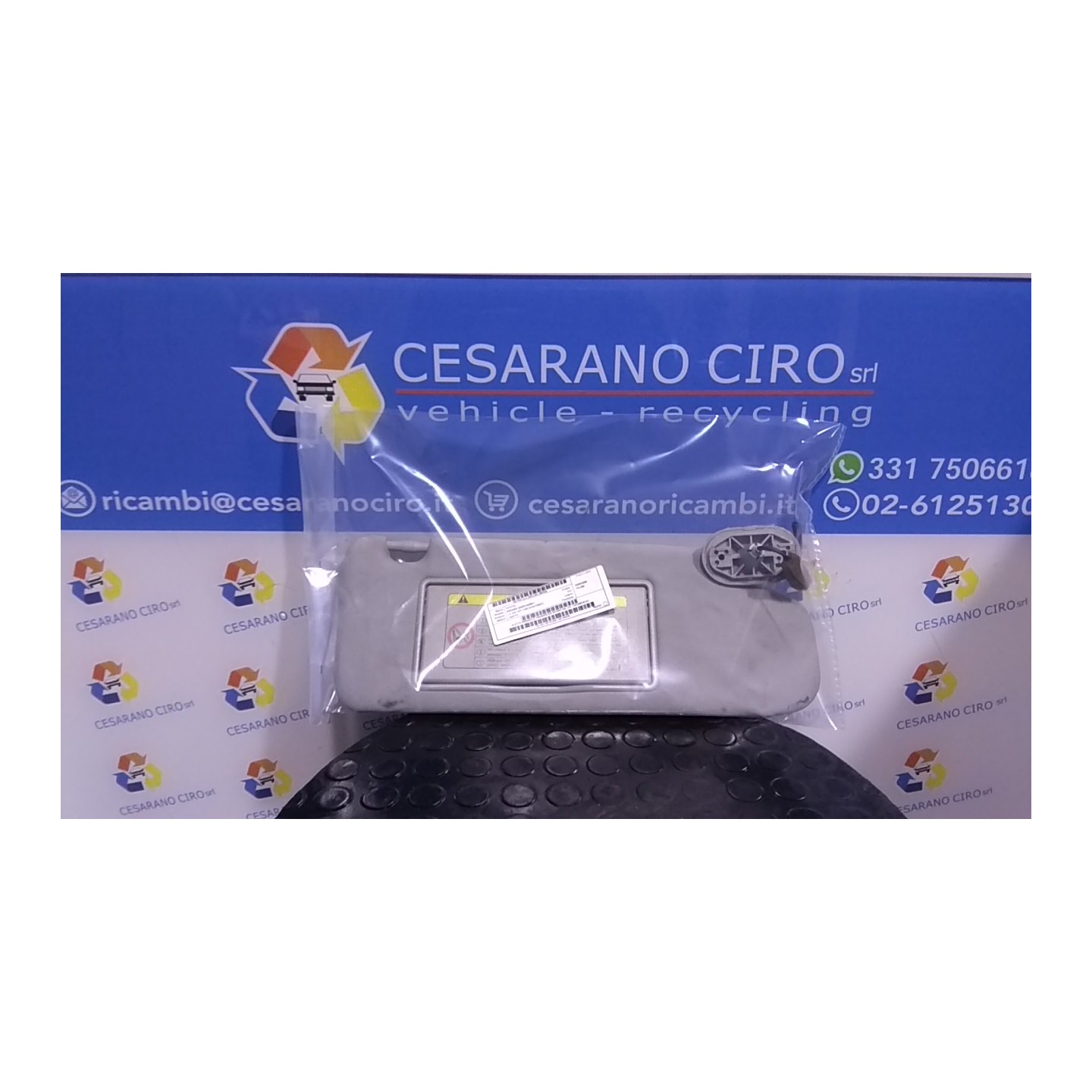 ALETTA PARASOLE PARABREZZA AVORIO 04- DX. 202 TOYOTA AVENSIS (04/03-04/09) 1ADFTV 7431005161A1
