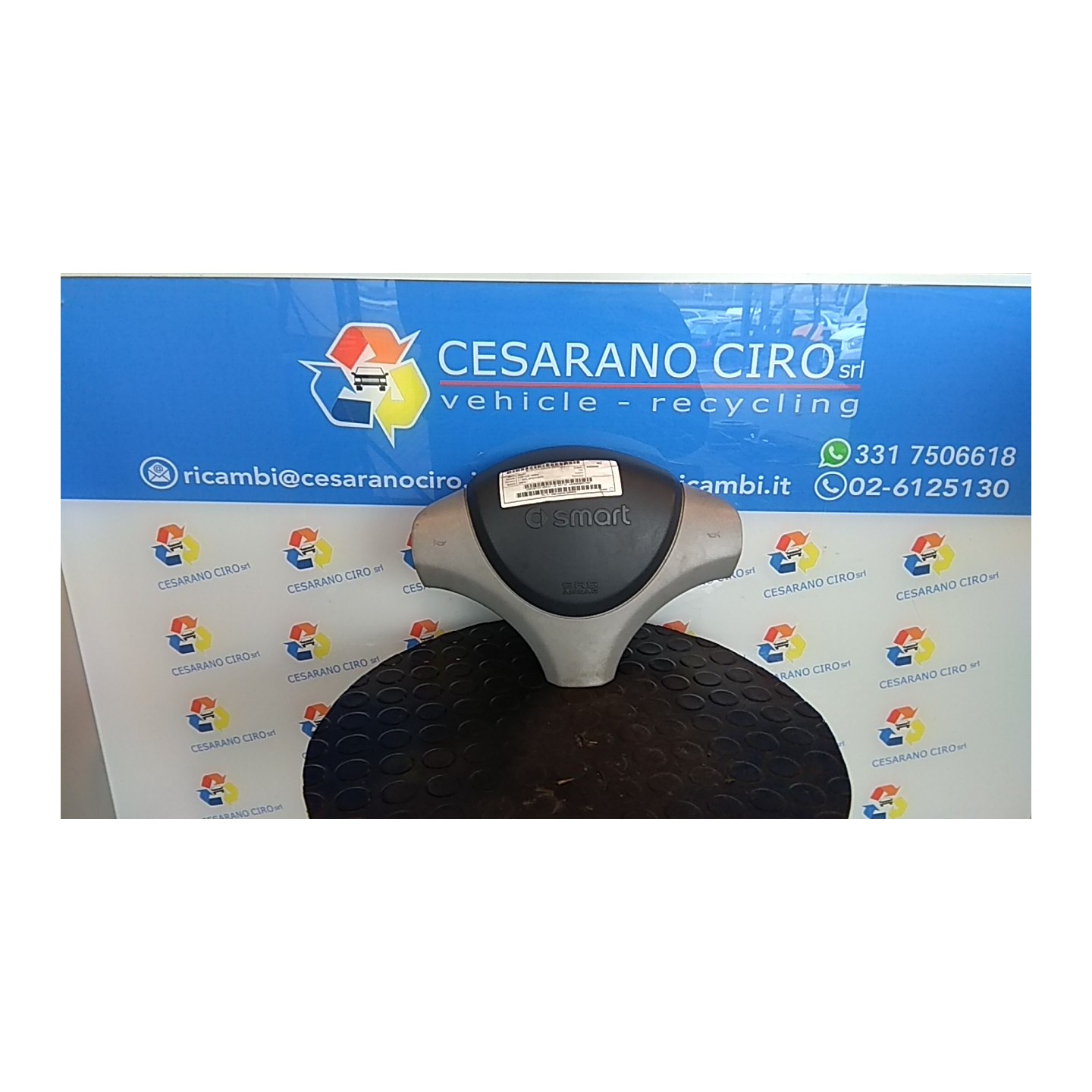 DISPOSITIVO AIRBAG LAT. ANT. SX. 098 SMART FORFOUR (W454) (01/04-10/07) 134910 A4548600902CN4A