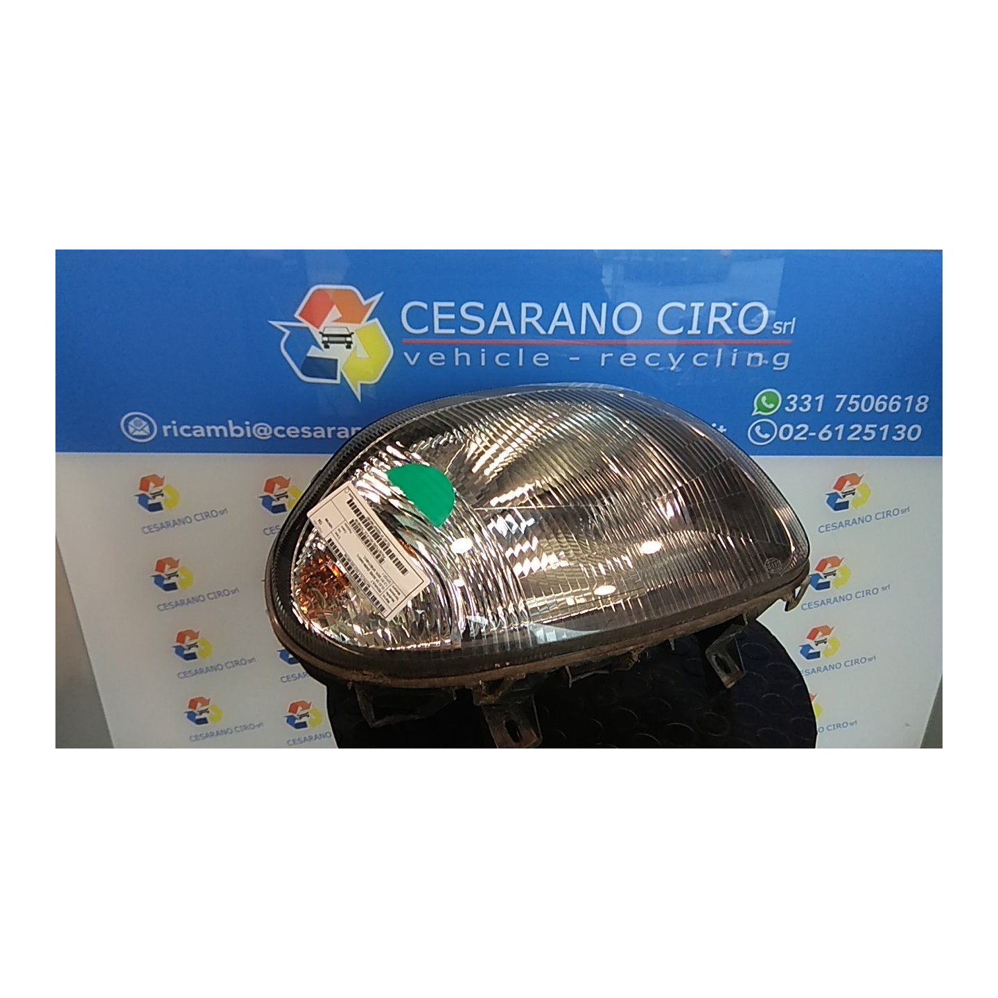 PROIETTORE HELLA DX. 194 RENAULT CLIO 2A SERIE (04/98-04/01) D7FD7 7701045169