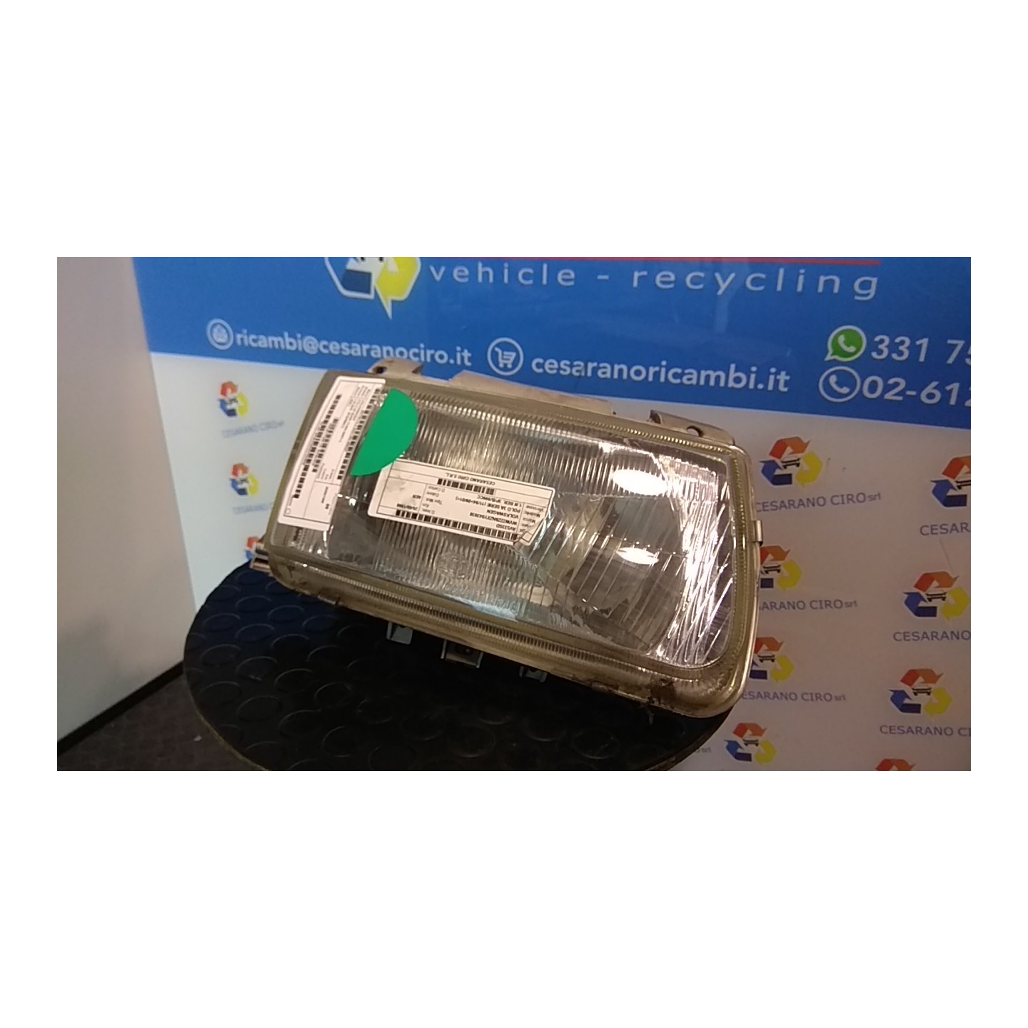 PROIETTORE DX. 227 VOLKSWAGEN POLO 3A SERIE (11/94-09/01) AER 6N1941016