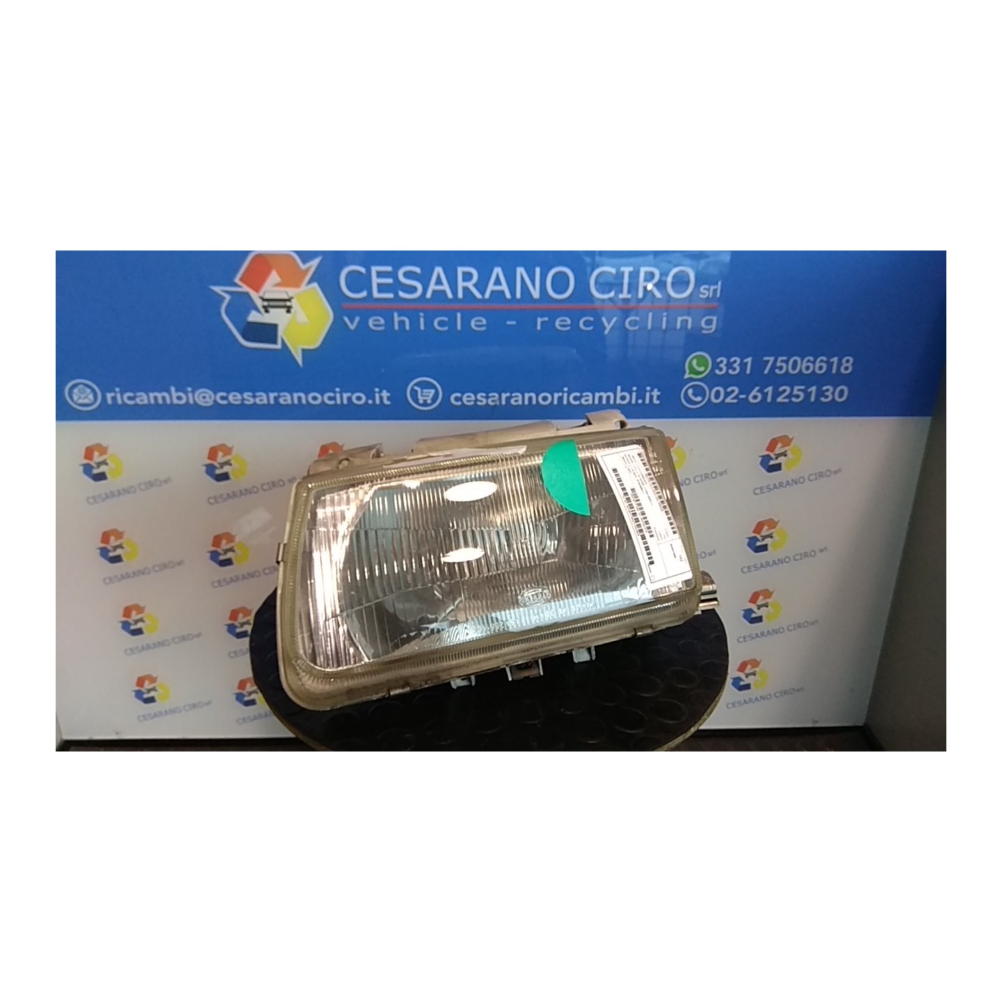PROIETTORE SX. 228 VOLKSWAGEN POLO 3A SERIE (11/94-09/01) AER 6N1941015