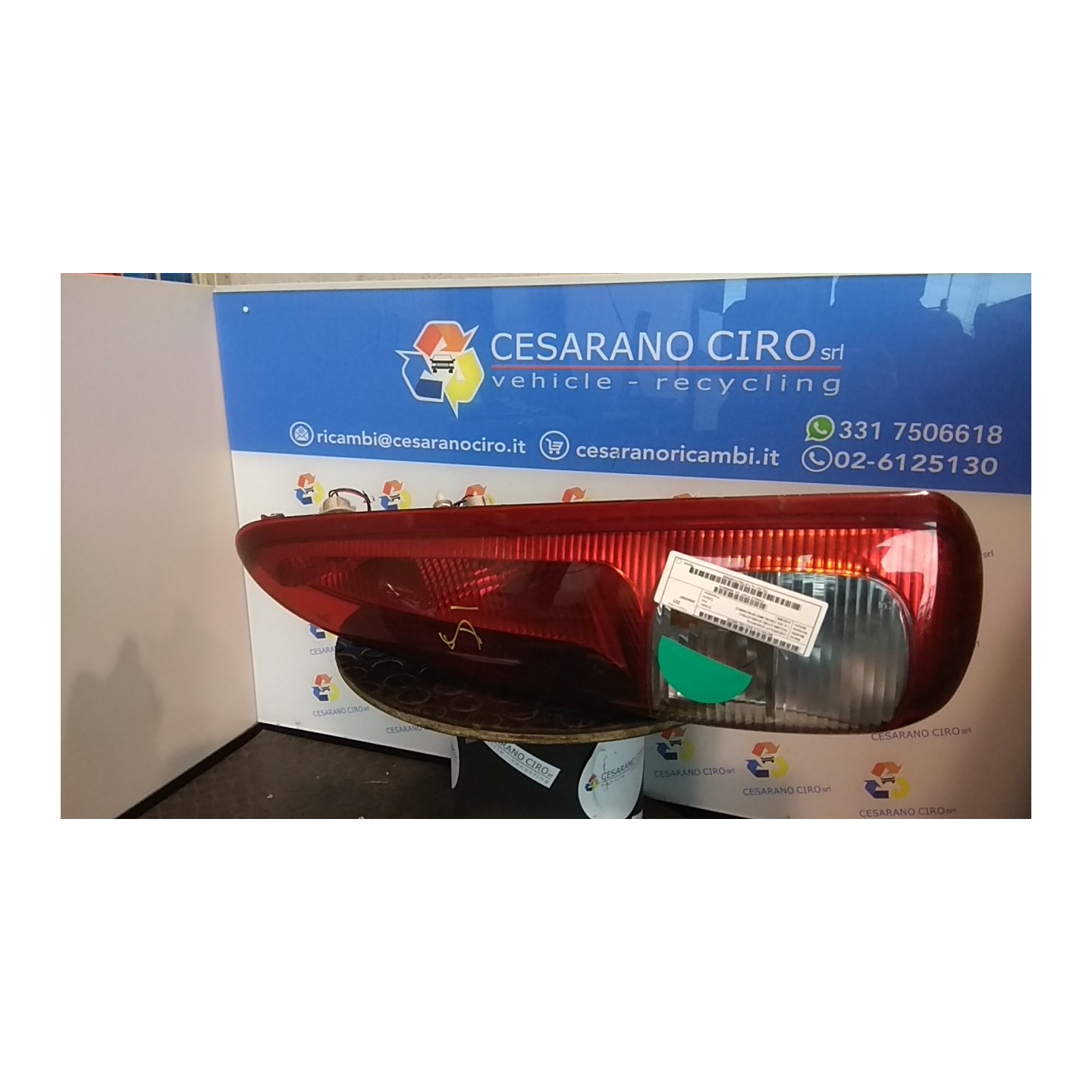 FANALE POST. DX. 233 CHEVROLET (DAEWOO) TACUMA (U100) (01/05-07/10) A16DMS 96460014