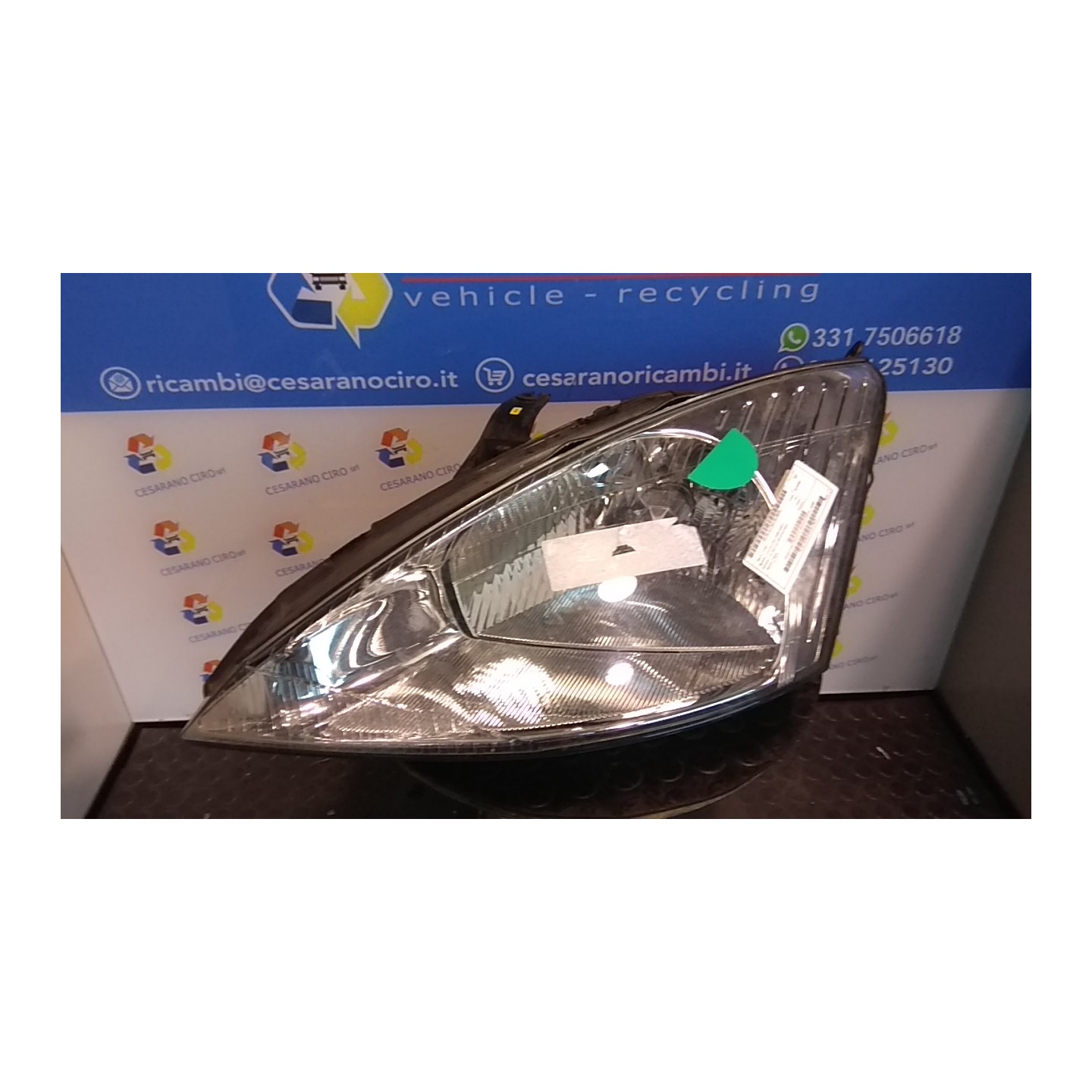 PROIETTORE C/REGOLAZ. MANUALE FARI SX. 244 FORD FOCUS (CAK) (10/98-03/02) F9DA 1152091