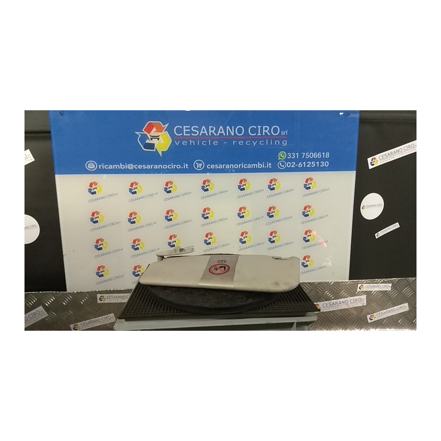 ALETTA PARASOLE PARABREZZA DX. 117 FIAT PUNTO (2U) (07/03-01/07) 188A4000 735367821