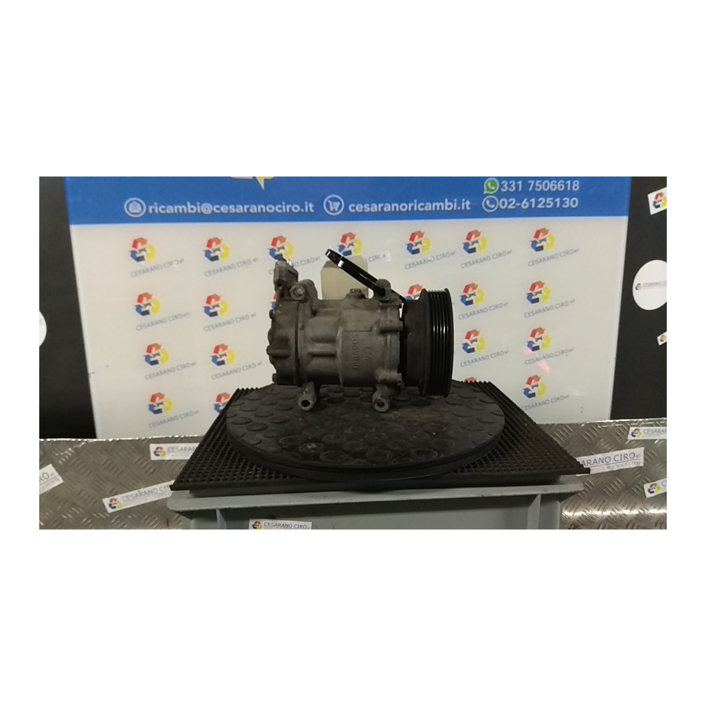 COMPRESSORE A/C 227 RENAULT CLIO 3A SERIE (07/05-05/09) K9KM7 8200953359