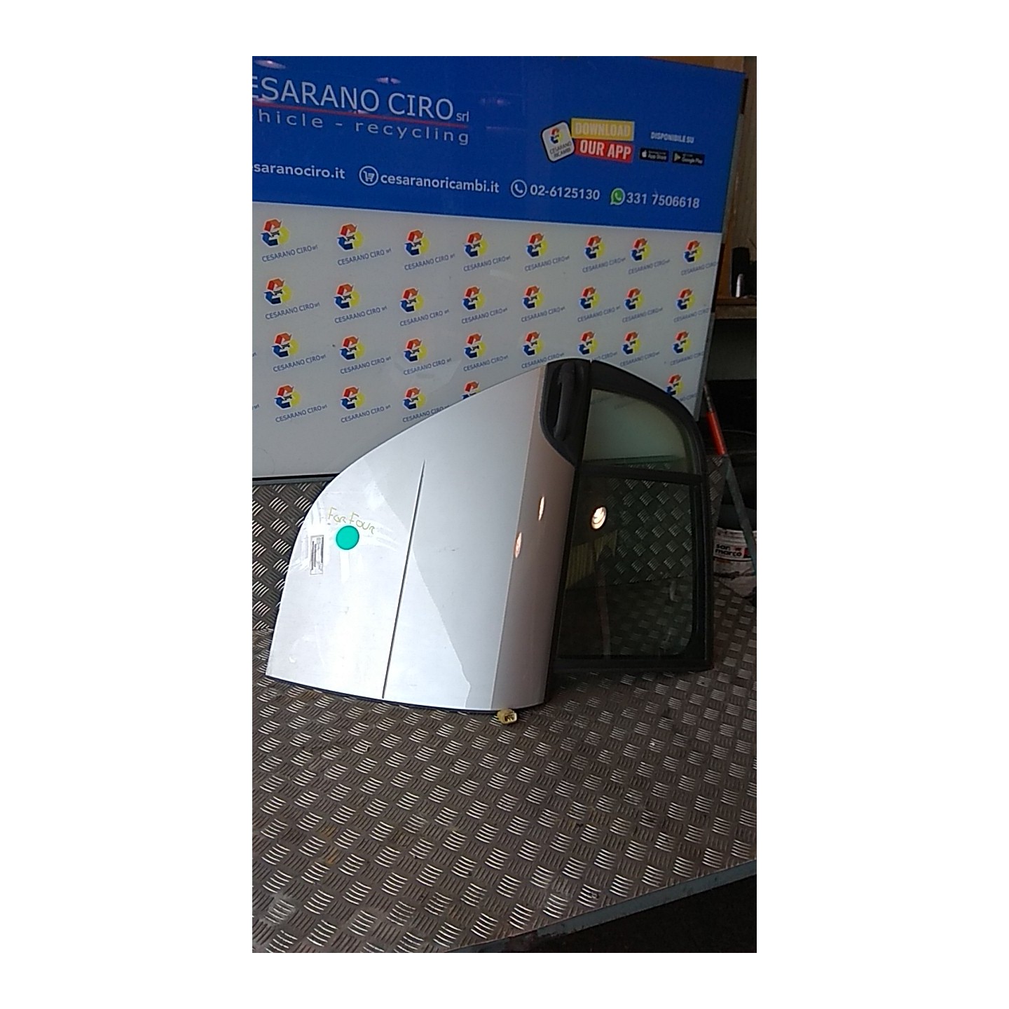 PANNELLO EST. PORTA POST. DX. 114 SMART FORFOUR (W454) (01/04-10/07) 134910 A4547320009CP6A