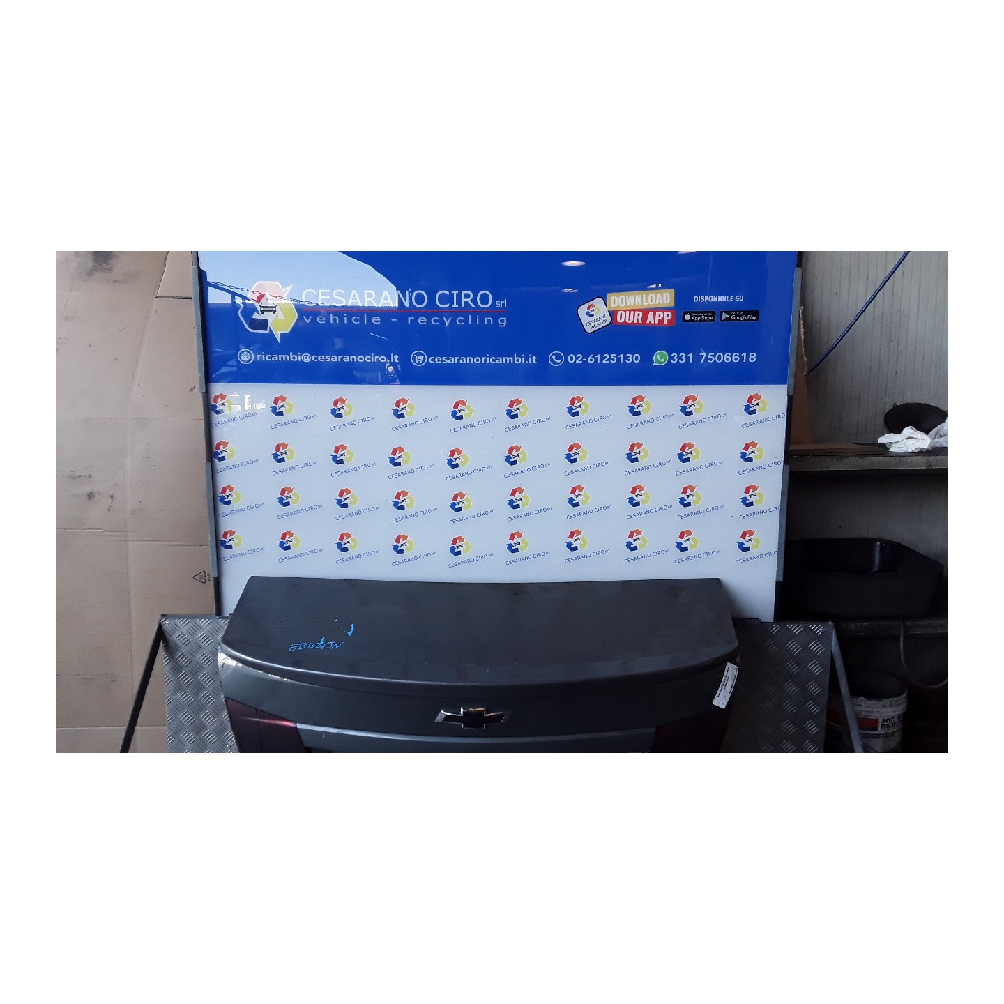 COFANO POST. 043 CHEVROLET (DAEWOO) CRUZE (J300) (04/09-) Z20S1 96839217