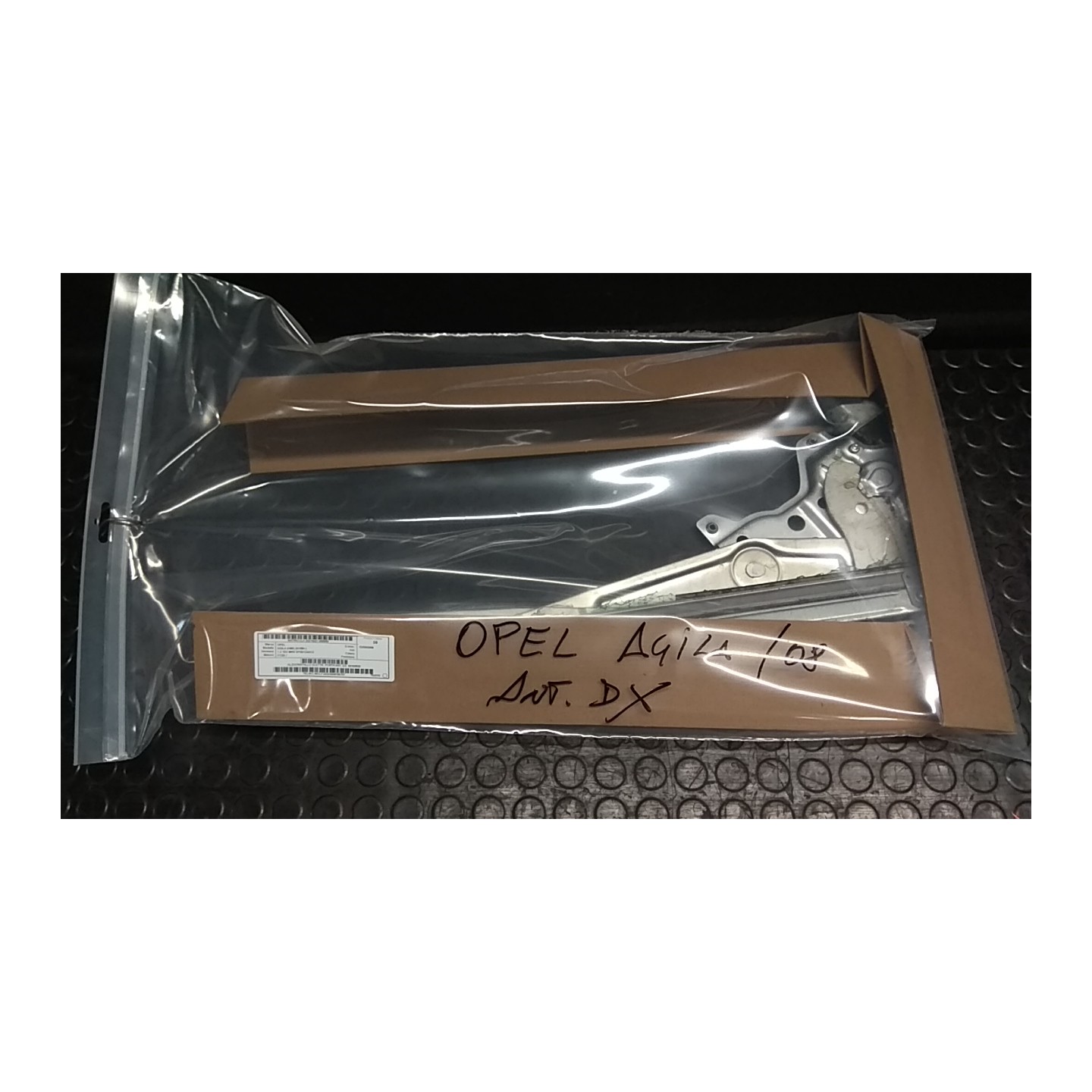 ALZACRISTALLO ELETTR. PORTA ANT. DX. 069 OPEL AGILA (H08) (01/08-) K12B 93193628