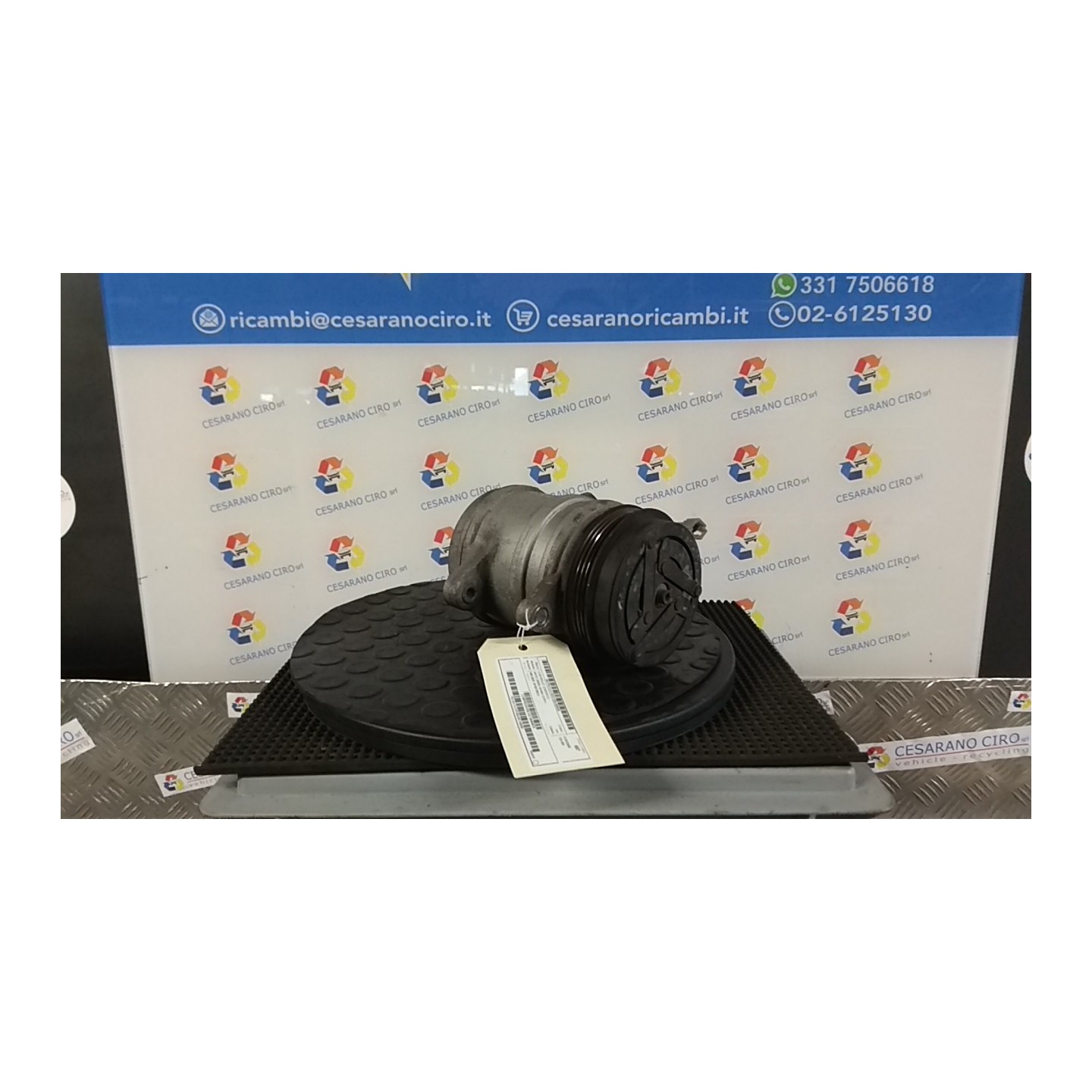 COMPRESSORE A/C 048 CHEVROLET (DAEWOO) MATIZ (M200) (04/05-12/10) A08S3 96406678